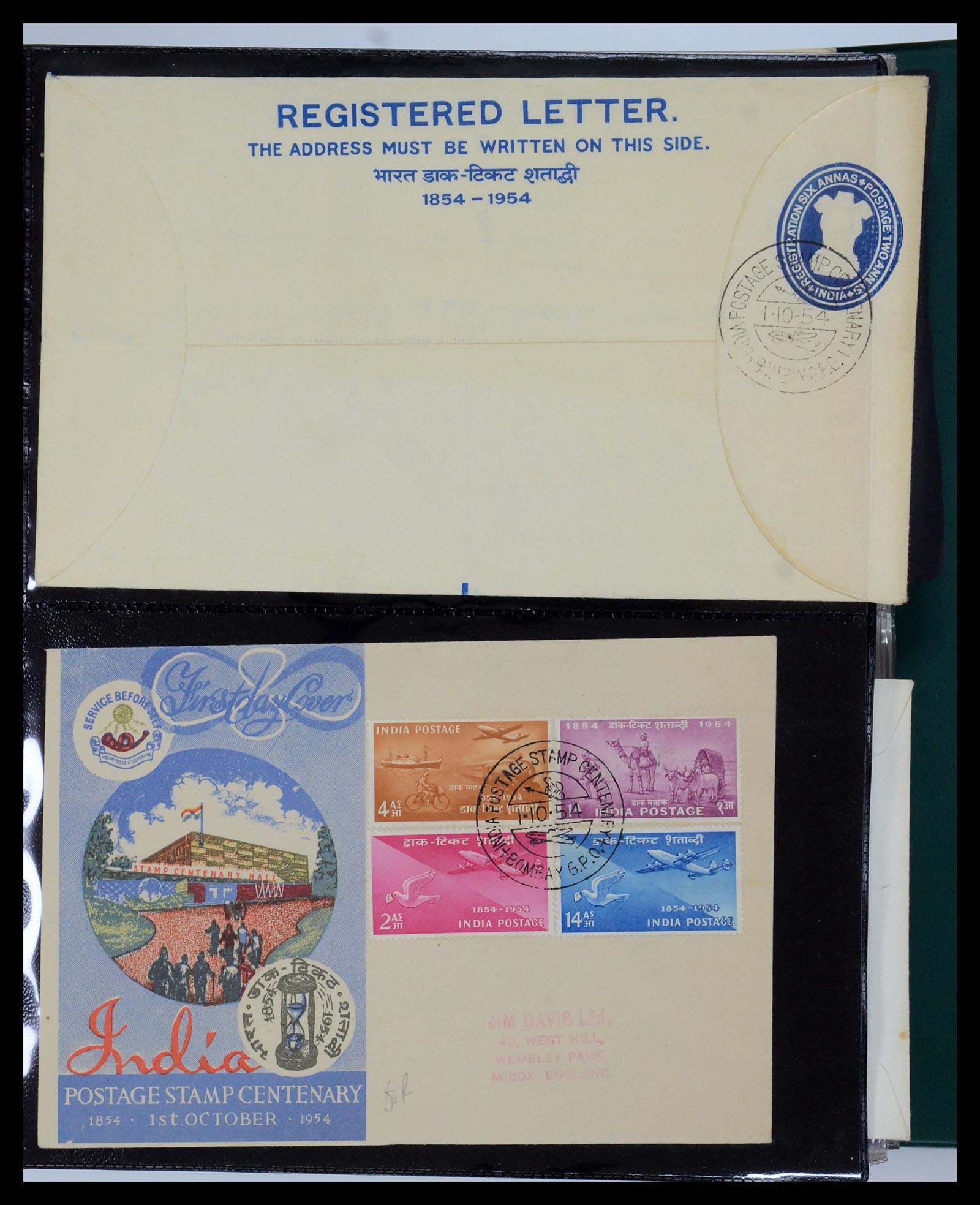 35736 008 - Postzegelverzameling 35736 Wereld luchtpostbrieven.