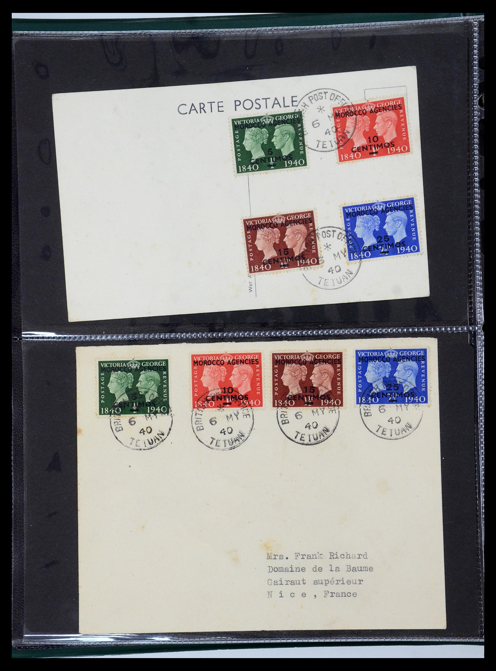 35736 011 - Postzegelverzameling 35736 Wereld luchtpostbrieven.