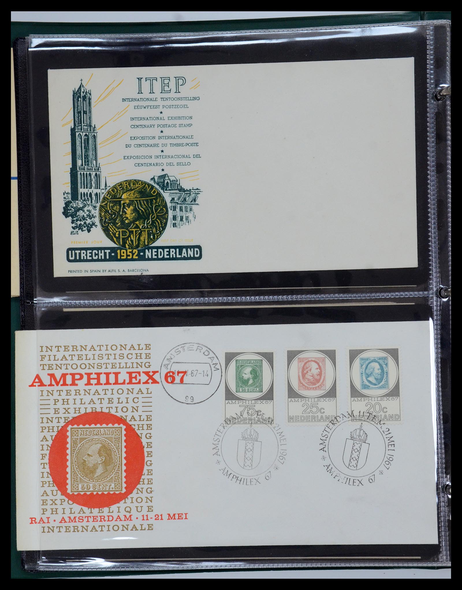 35736 015 - Postzegelverzameling 35736 Wereld luchtpostbrieven.