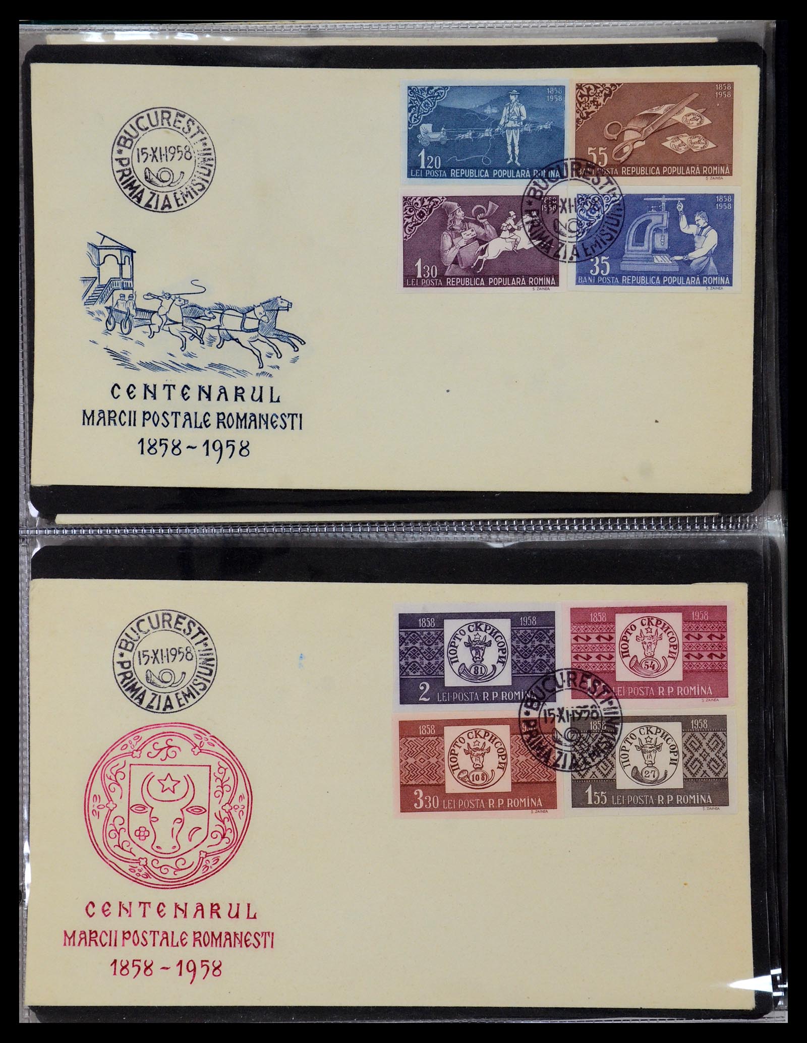 35736 024 - Postzegelverzameling 35736 Wereld luchtpostbrieven.