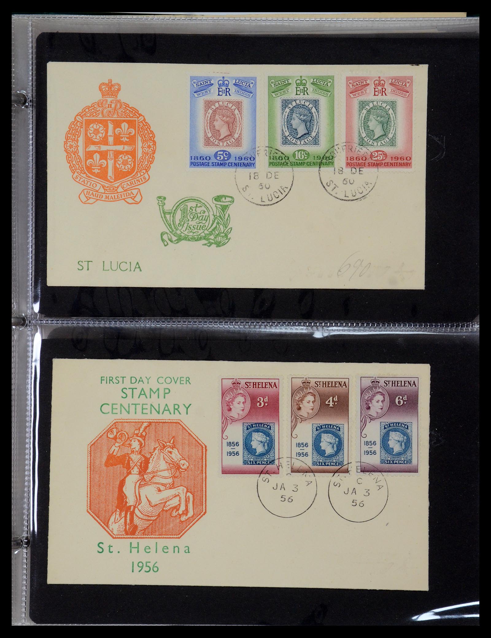 35736 026 - Postzegelverzameling 35736 Wereld luchtpostbrieven.