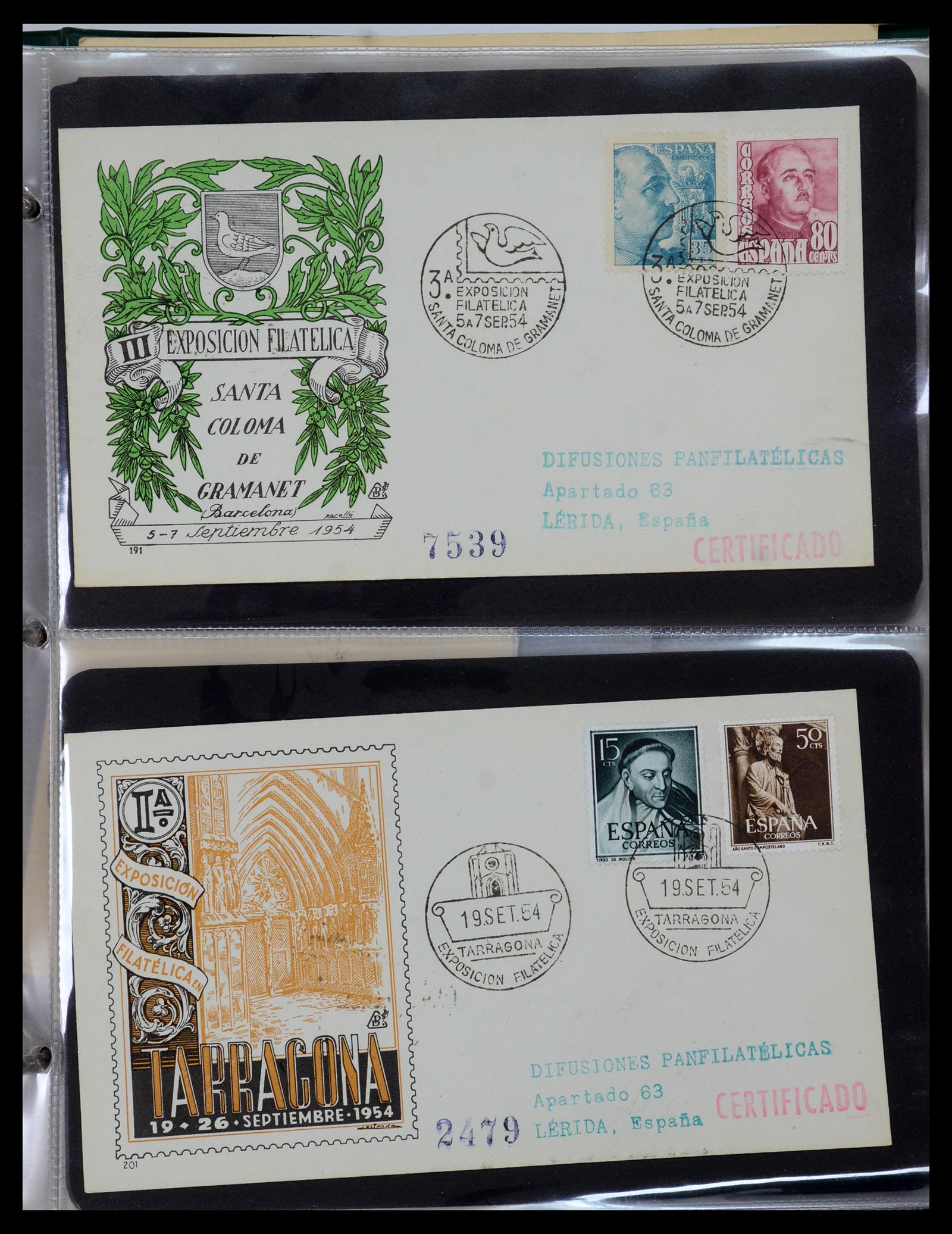 35736 033 - Postzegelverzameling 35736 Wereld luchtpostbrieven.
