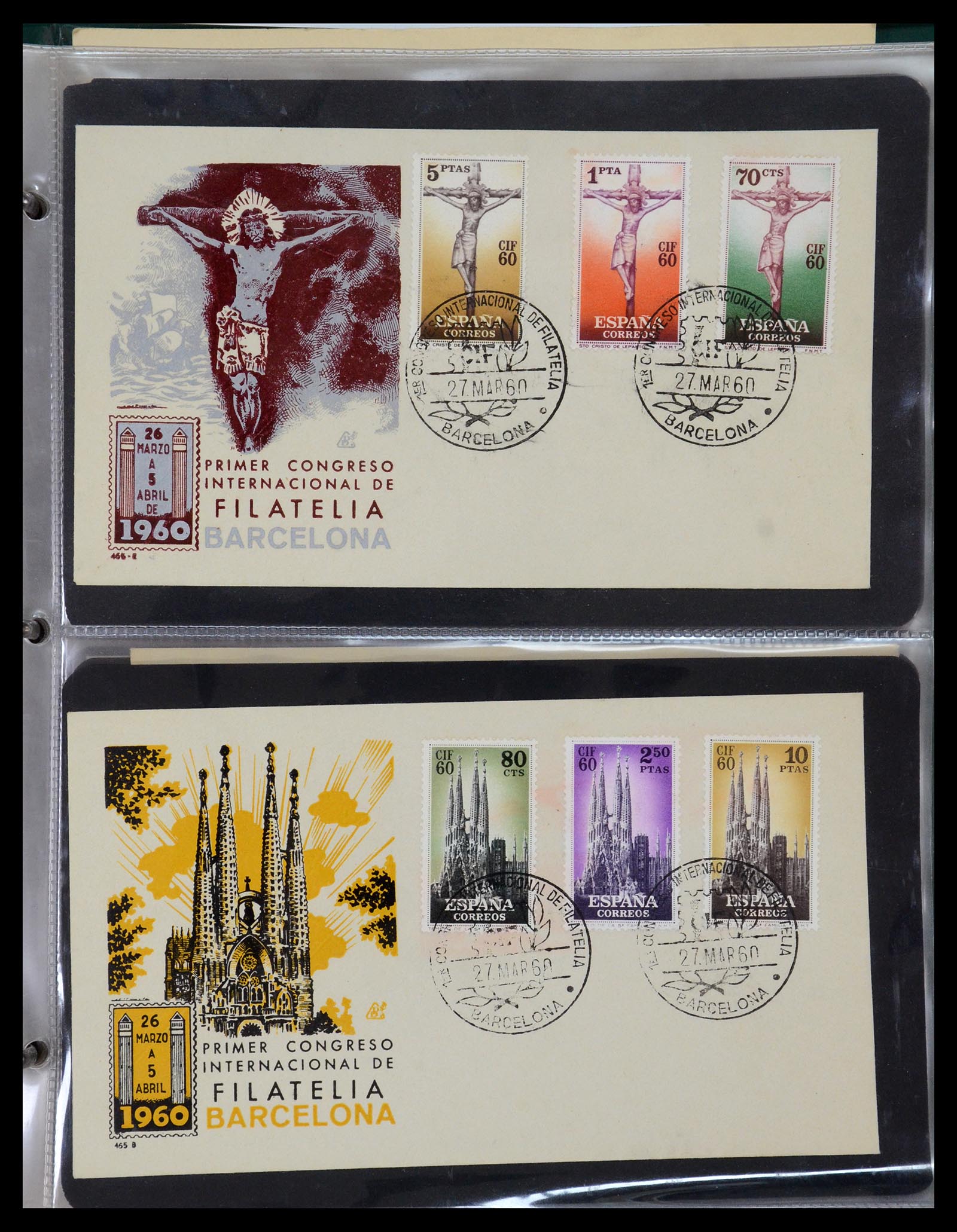 35736 037 - Postzegelverzameling 35736 Wereld luchtpostbrieven.