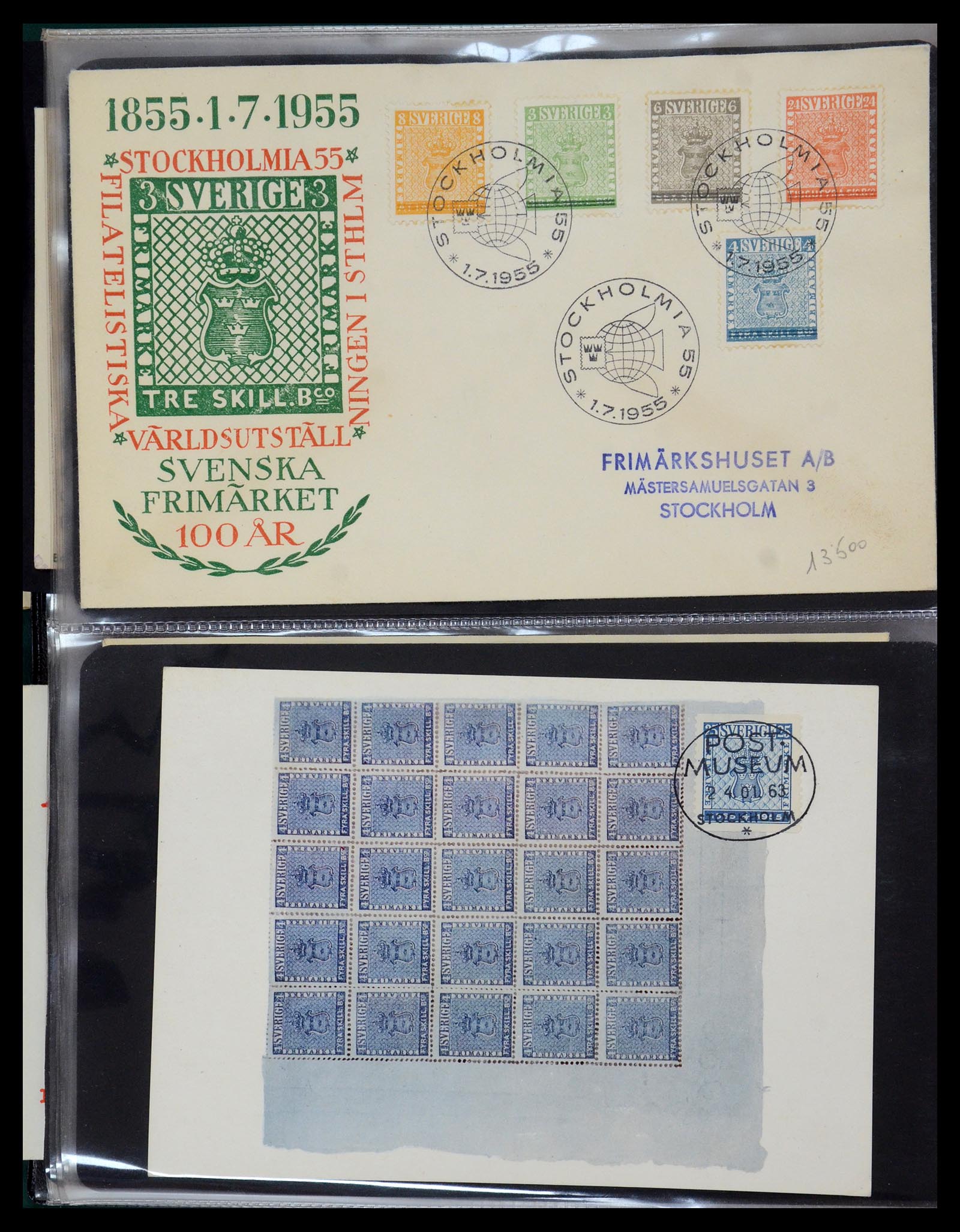35736 040 - Postzegelverzameling 35736 Wereld luchtpostbrieven.