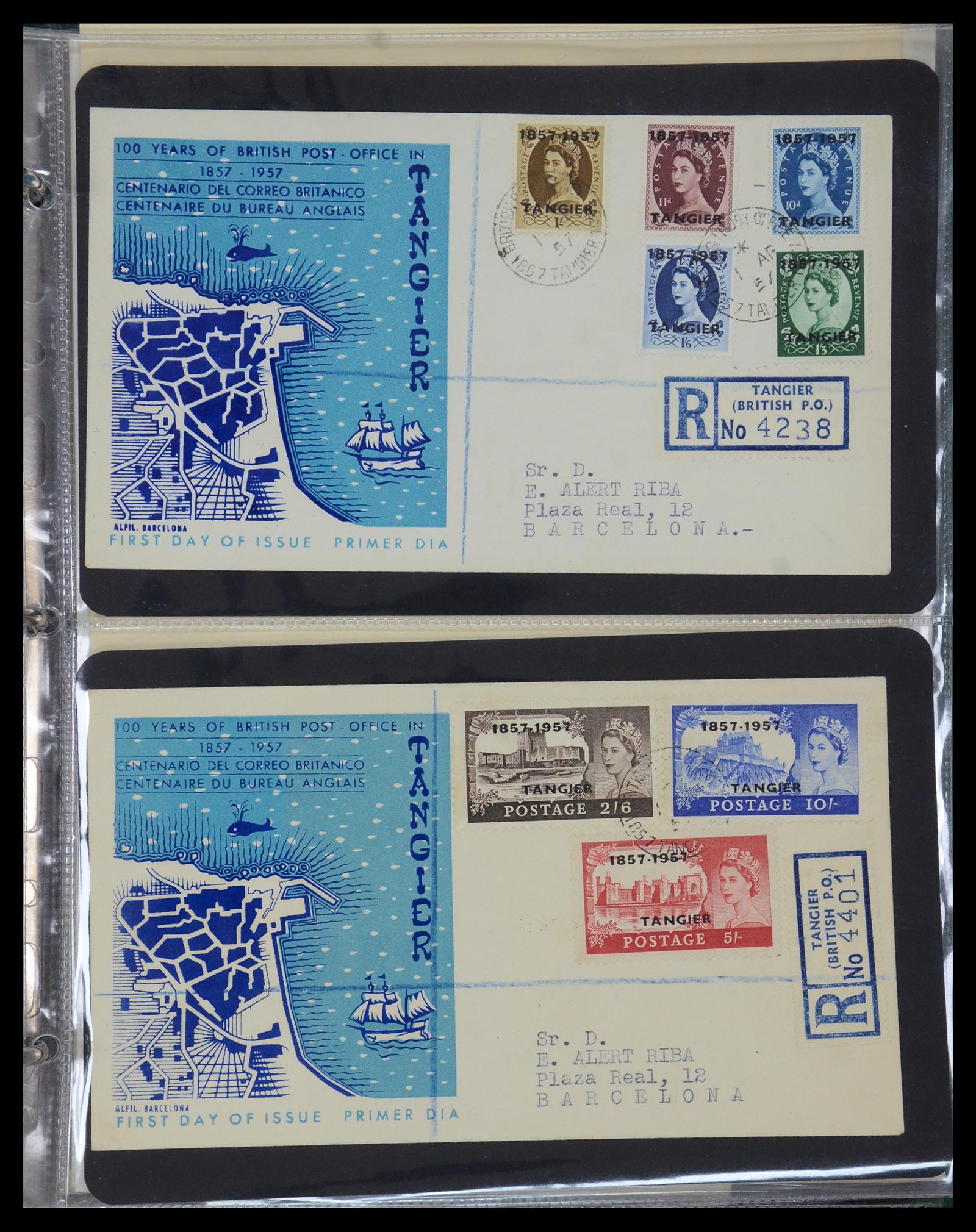 35736 049 - Postzegelverzameling 35736 Wereld luchtpostbrieven.