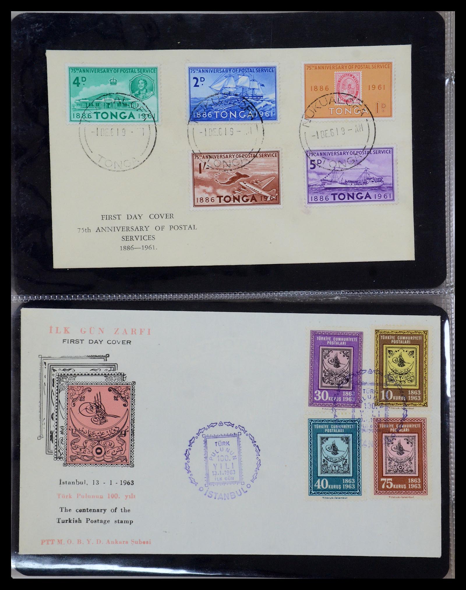 35736 050 - Postzegelverzameling 35736 Wereld luchtpostbrieven.