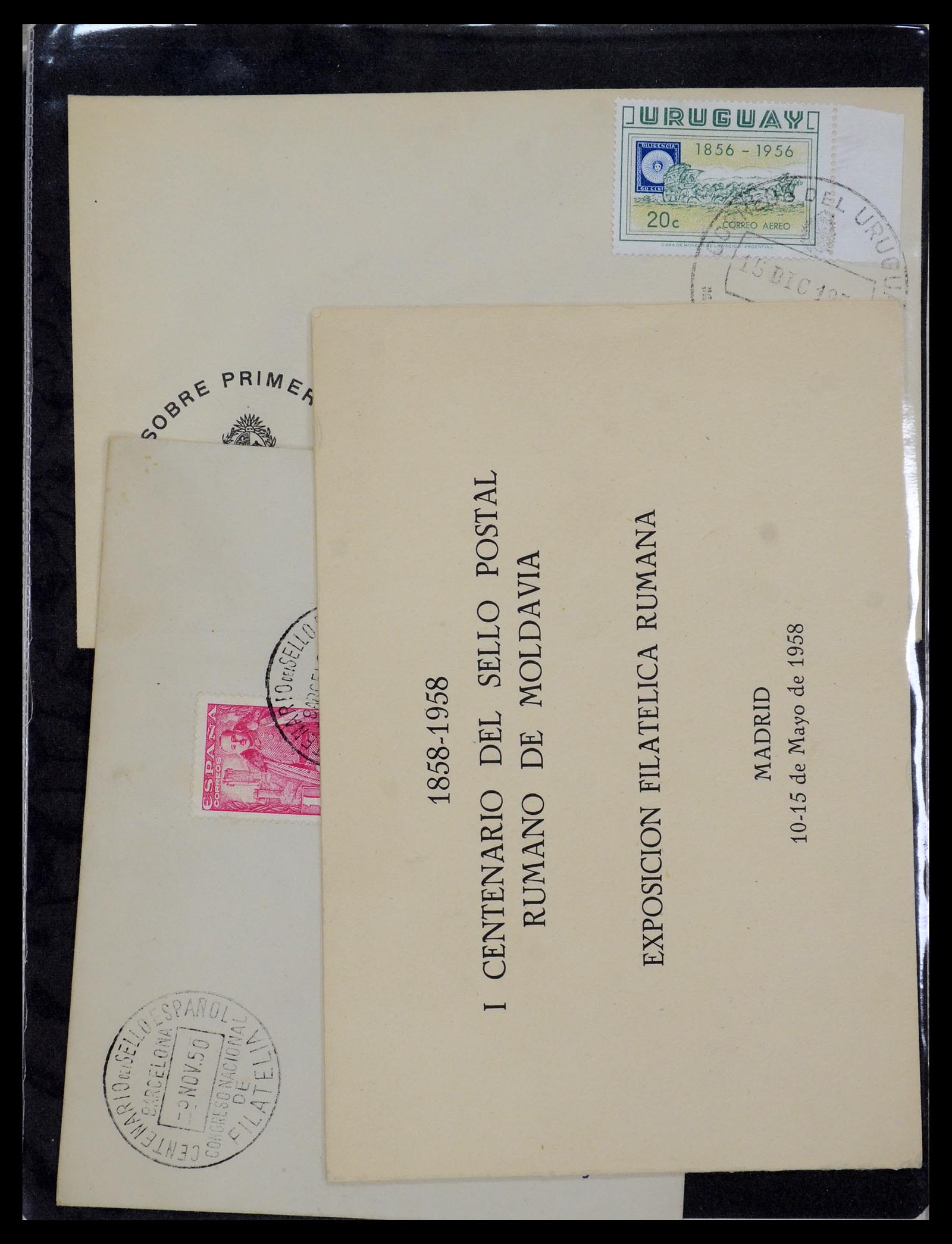 35736 054 - Postzegelverzameling 35736 Wereld luchtpostbrieven.