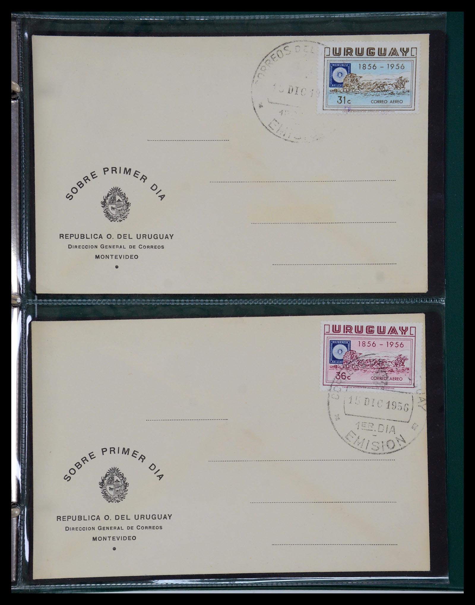 35736 055 - Postzegelverzameling 35736 Wereld luchtpostbrieven.