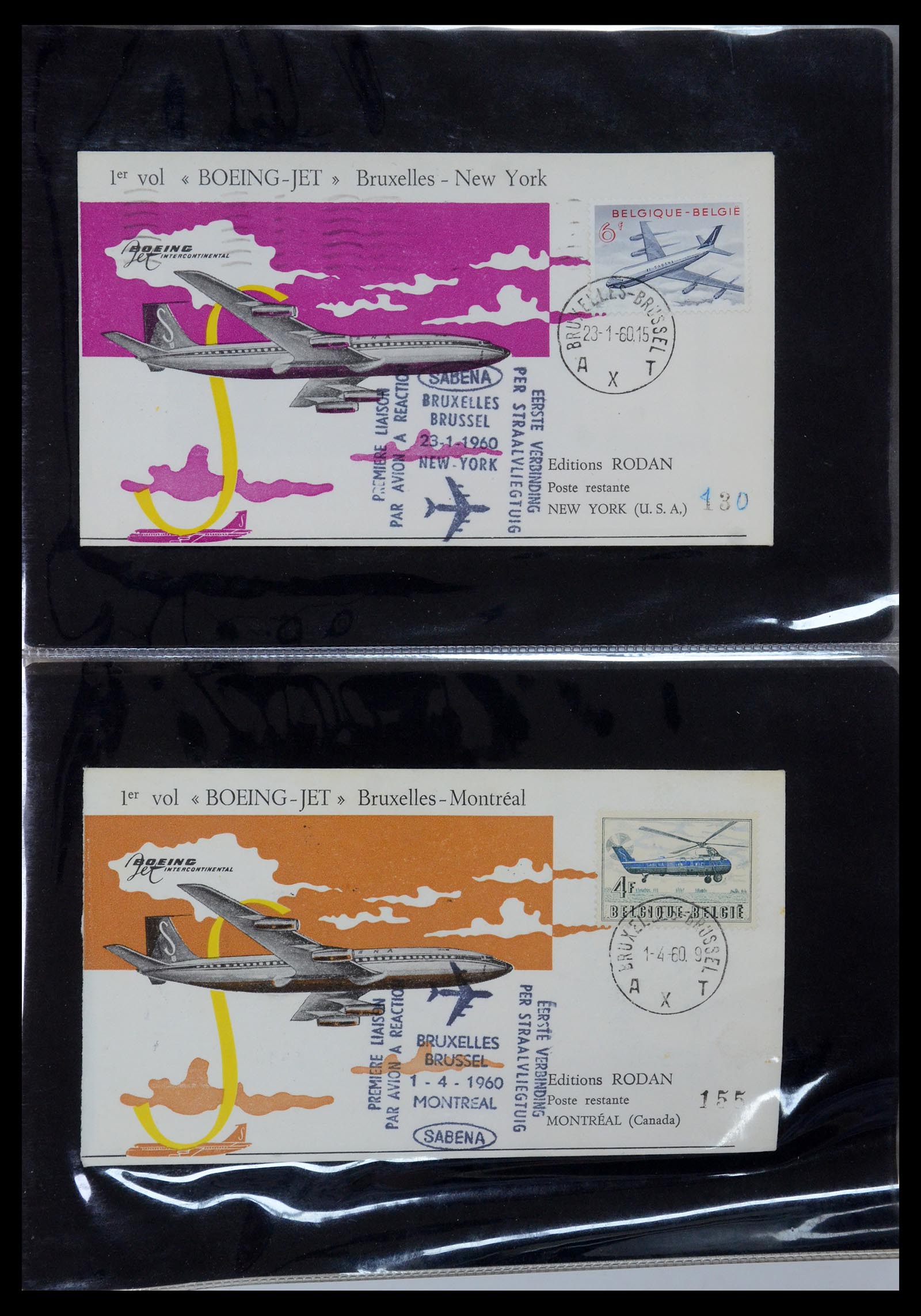 35736 070 - Postzegelverzameling 35736 Wereld luchtpostbrieven.