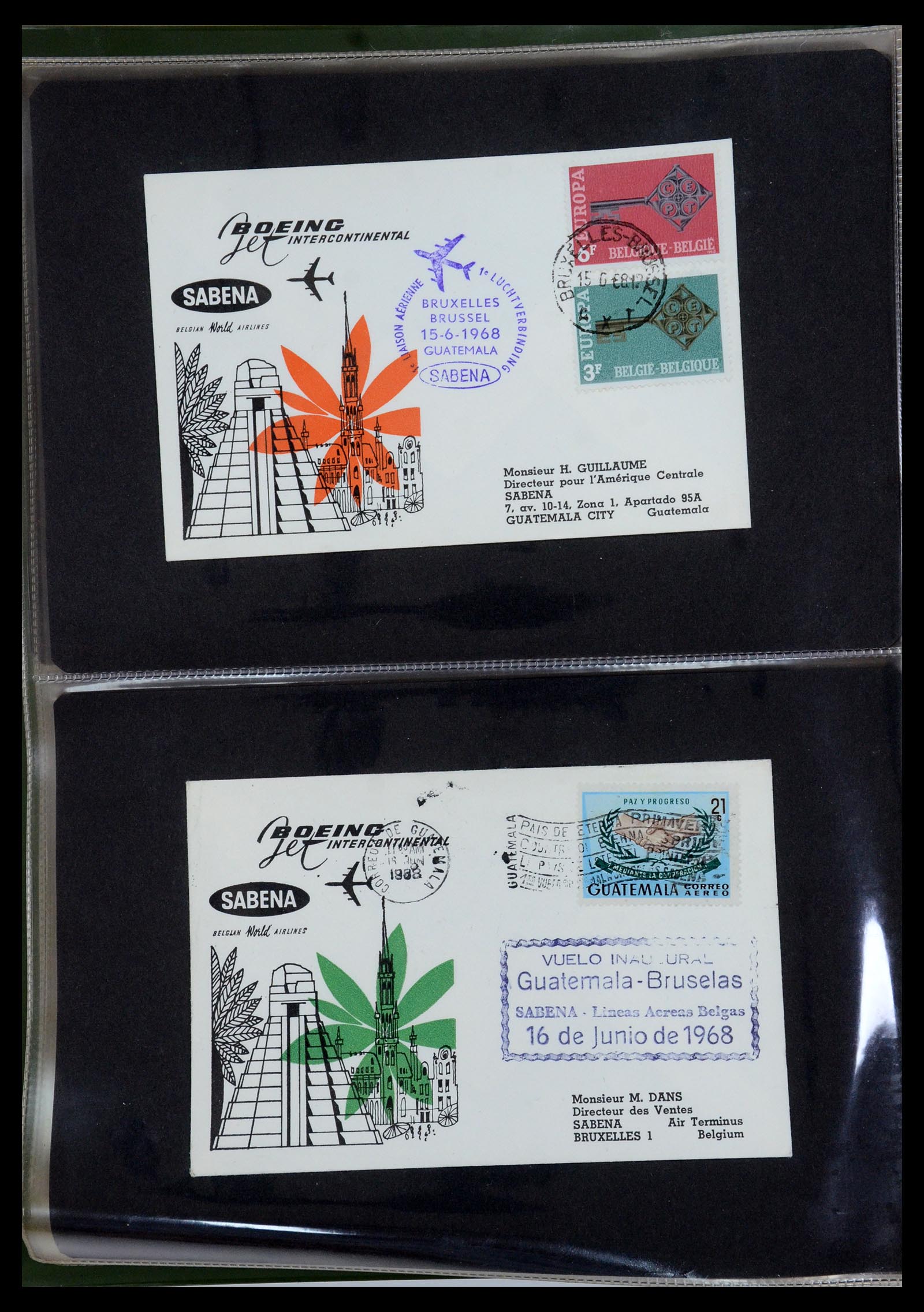 35736 081 - Postzegelverzameling 35736 Wereld luchtpostbrieven.
