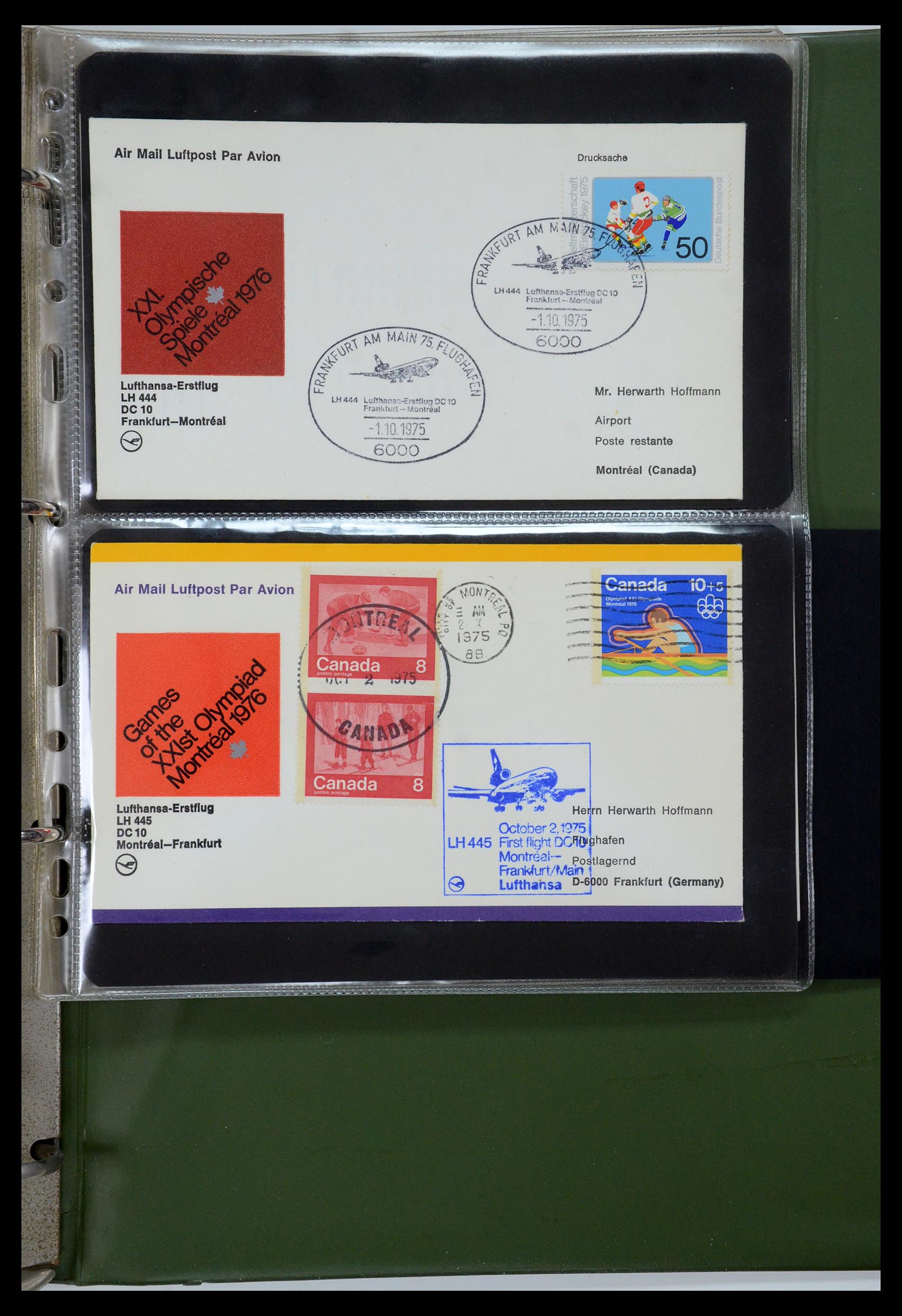 35736 110 - Postzegelverzameling 35736 Wereld luchtpostbrieven.