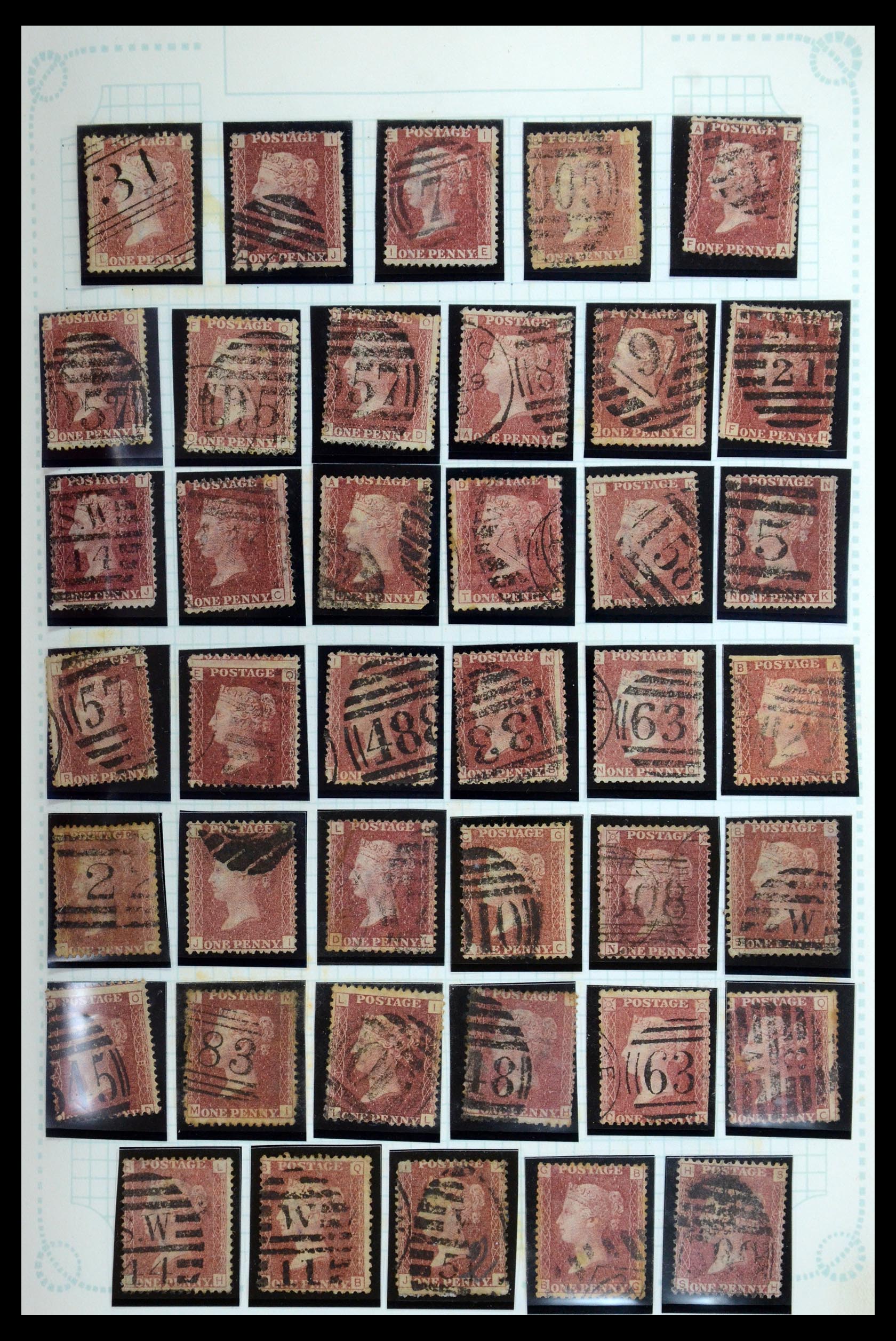 35737 002 - Postzegelverzameling 35737 Engeland 1841-1976.