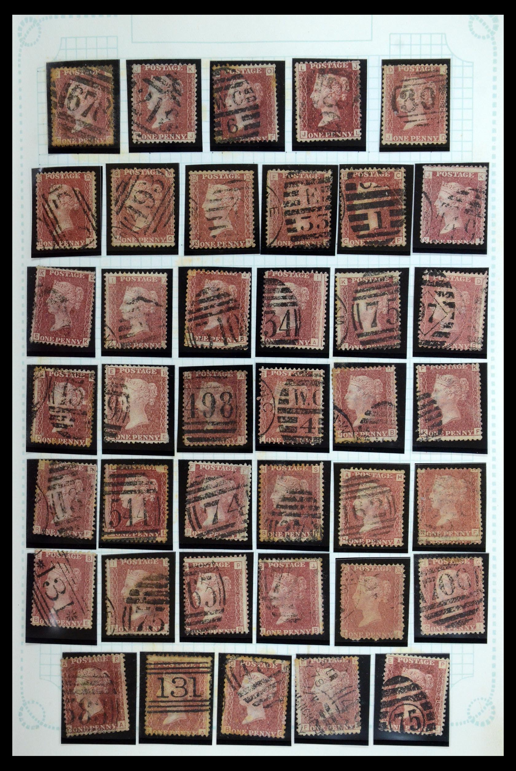 35737 003 - Postzegelverzameling 35737 Engeland 1841-1976.