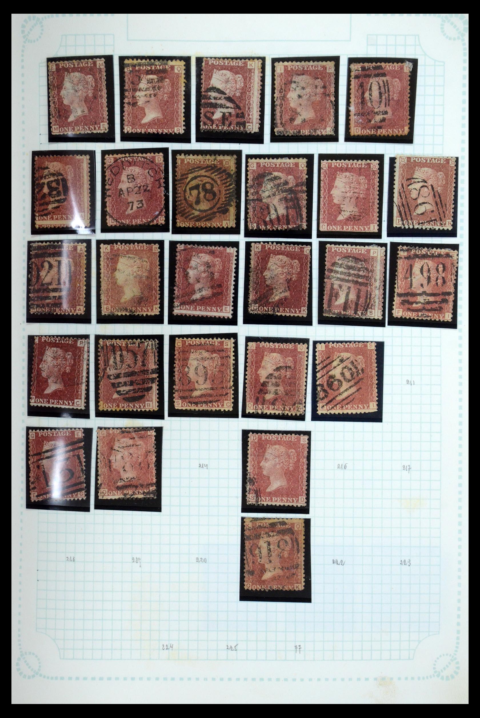 35737 004 - Postzegelverzameling 35737 Engeland 1841-1976.