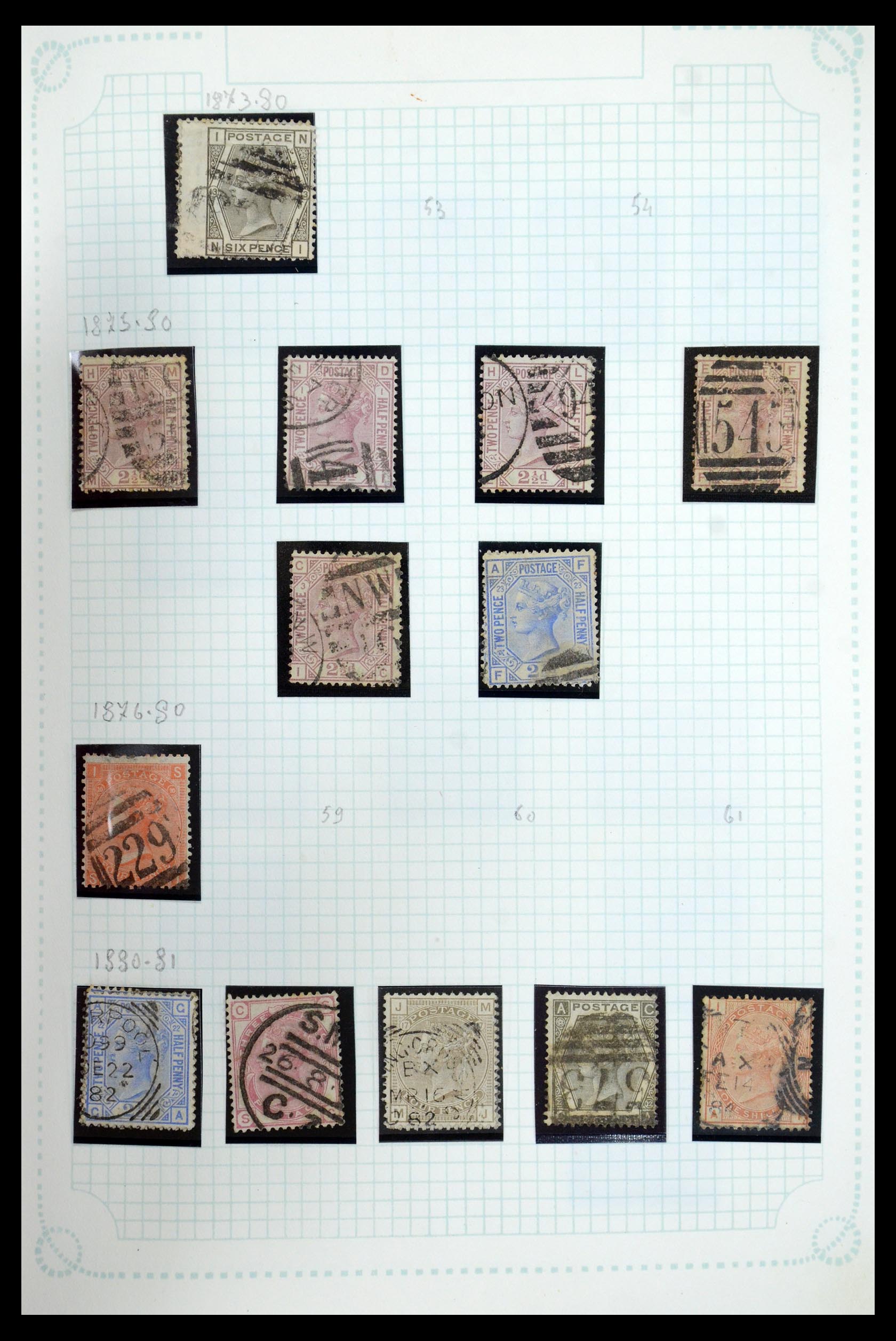 35737 008 - Postzegelverzameling 35737 Engeland 1841-1976.