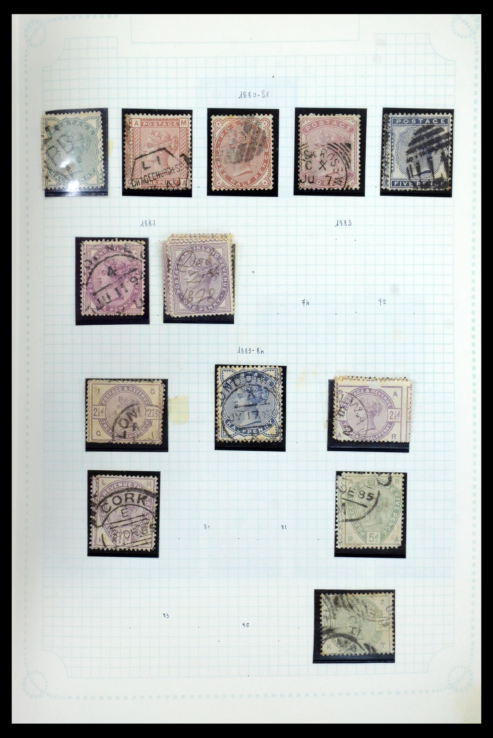 35737 009 - Postzegelverzameling 35737 Engeland 1841-1976.