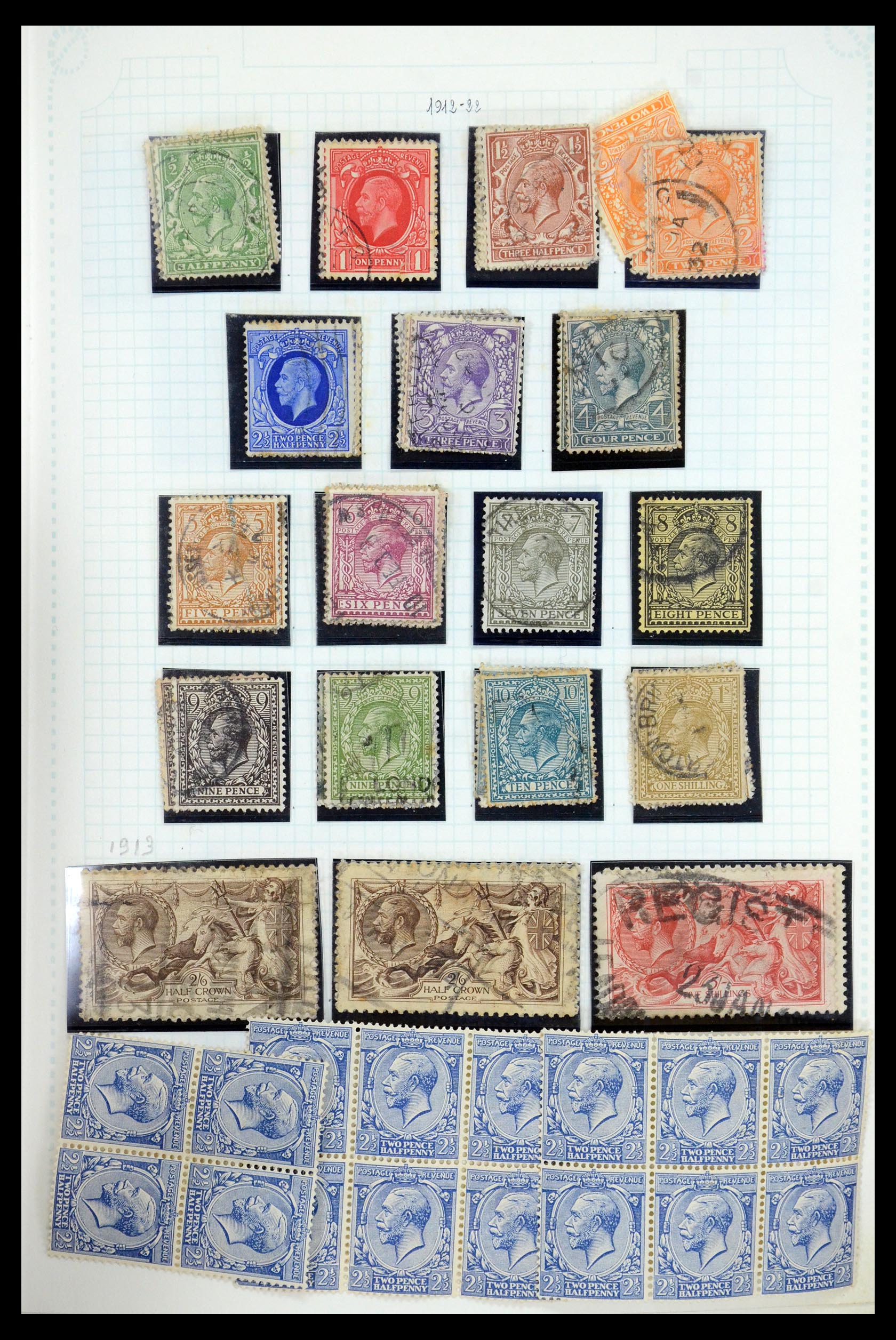 35737 013 - Postzegelverzameling 35737 Engeland 1841-1976.