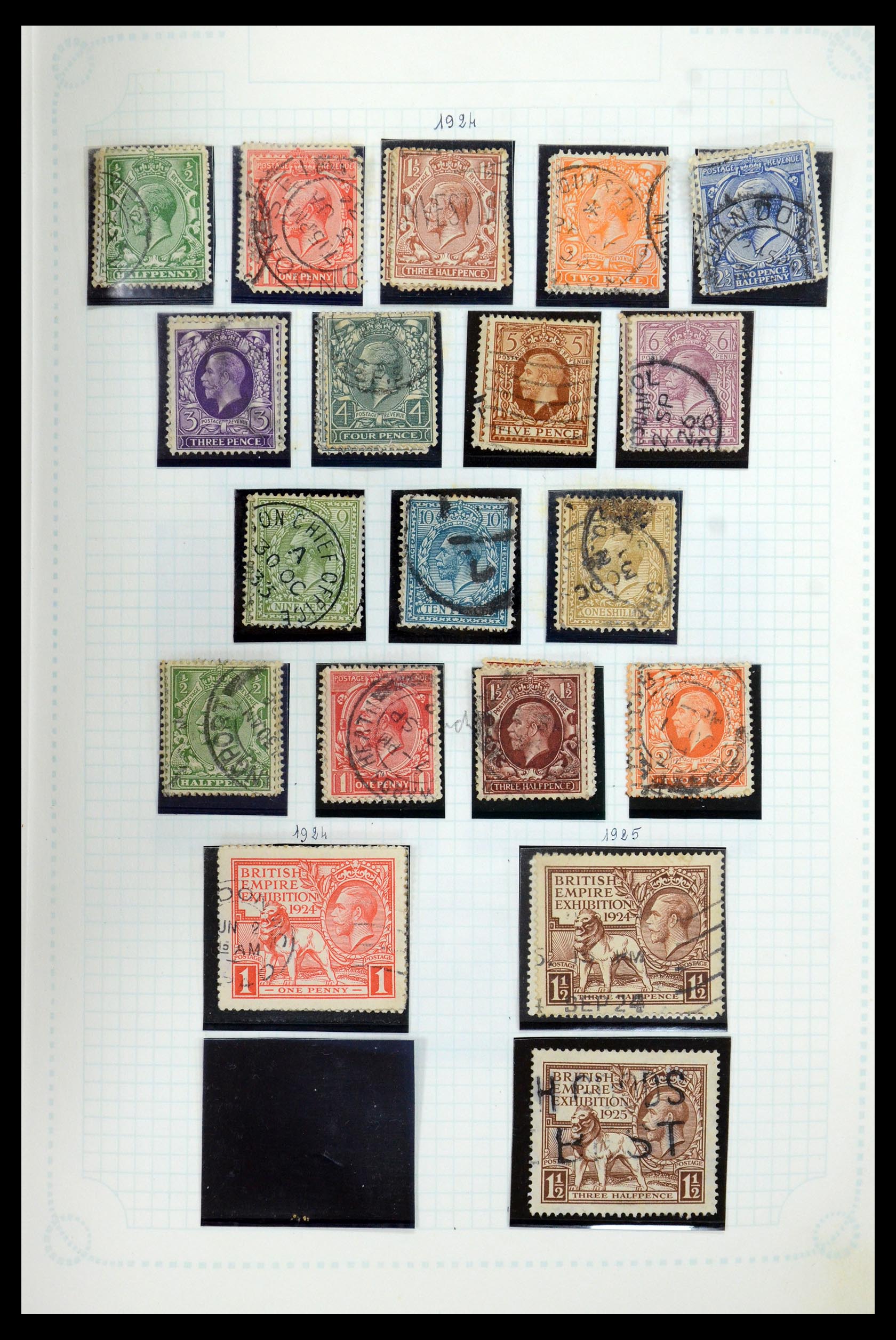 35737 014 - Postzegelverzameling 35737 Engeland 1841-1976.