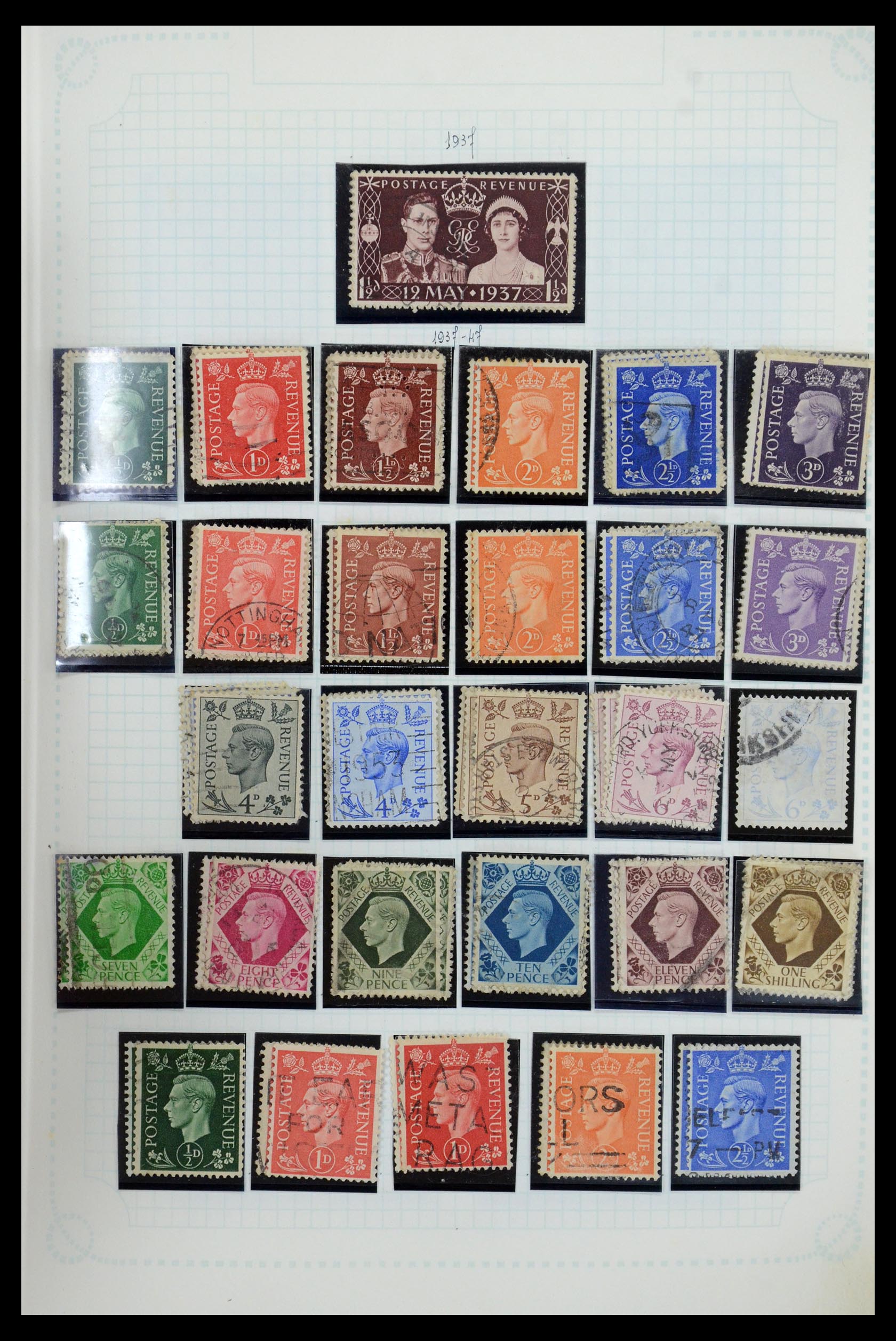 35737 017 - Postzegelverzameling 35737 Engeland 1841-1976.