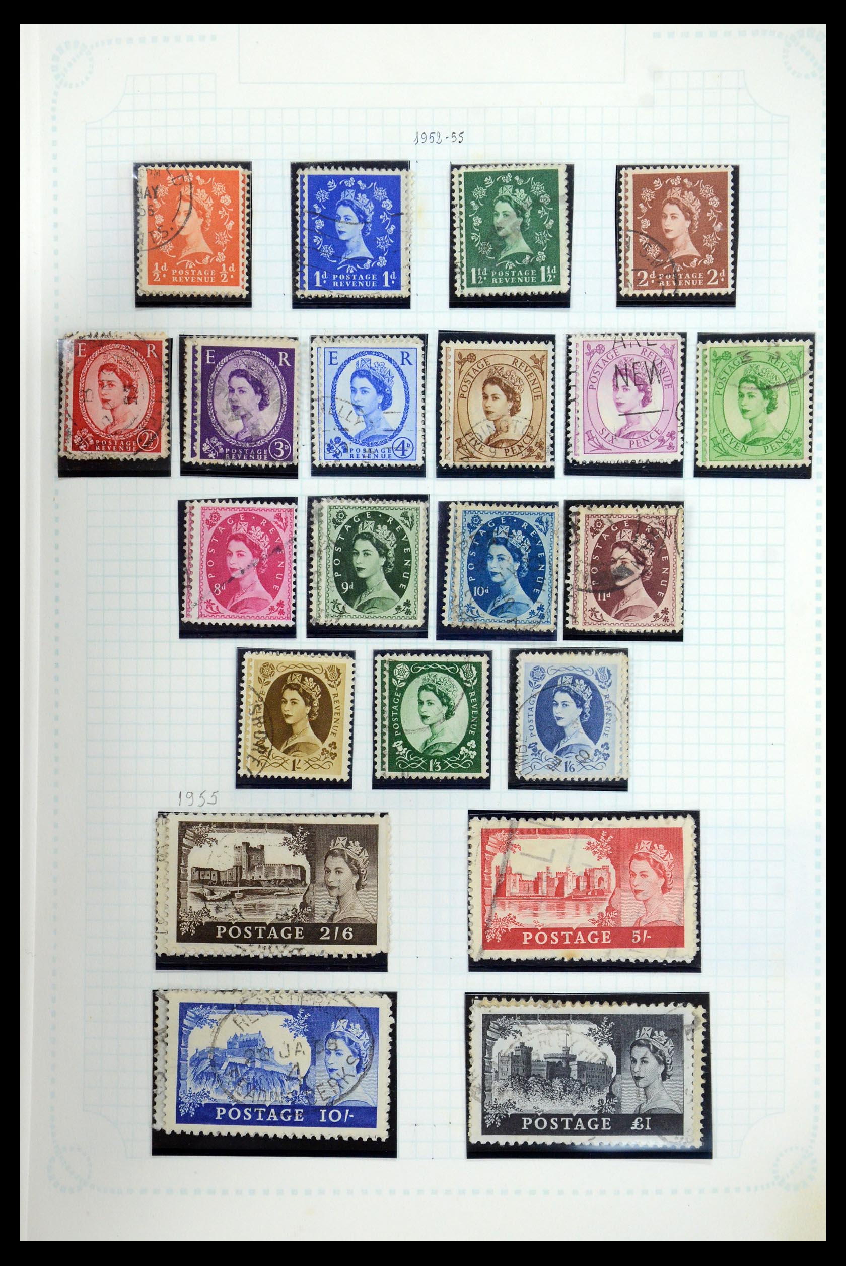 35737 021 - Postzegelverzameling 35737 Engeland 1841-1976.