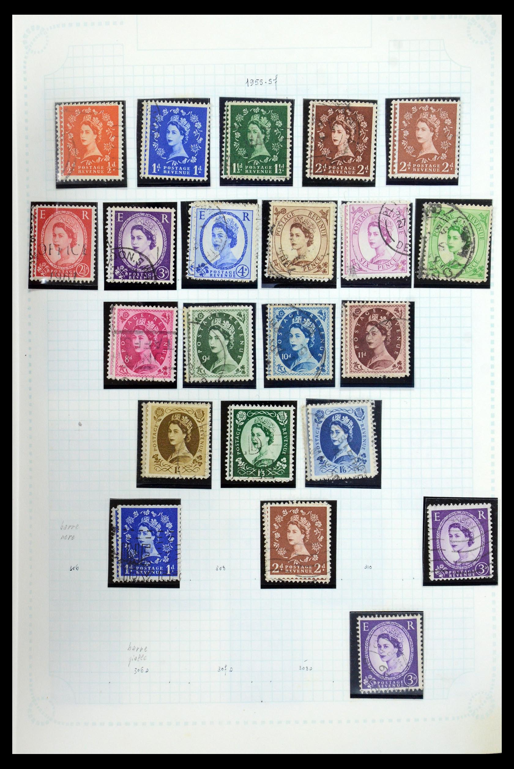 35737 022 - Postzegelverzameling 35737 Engeland 1841-1976.