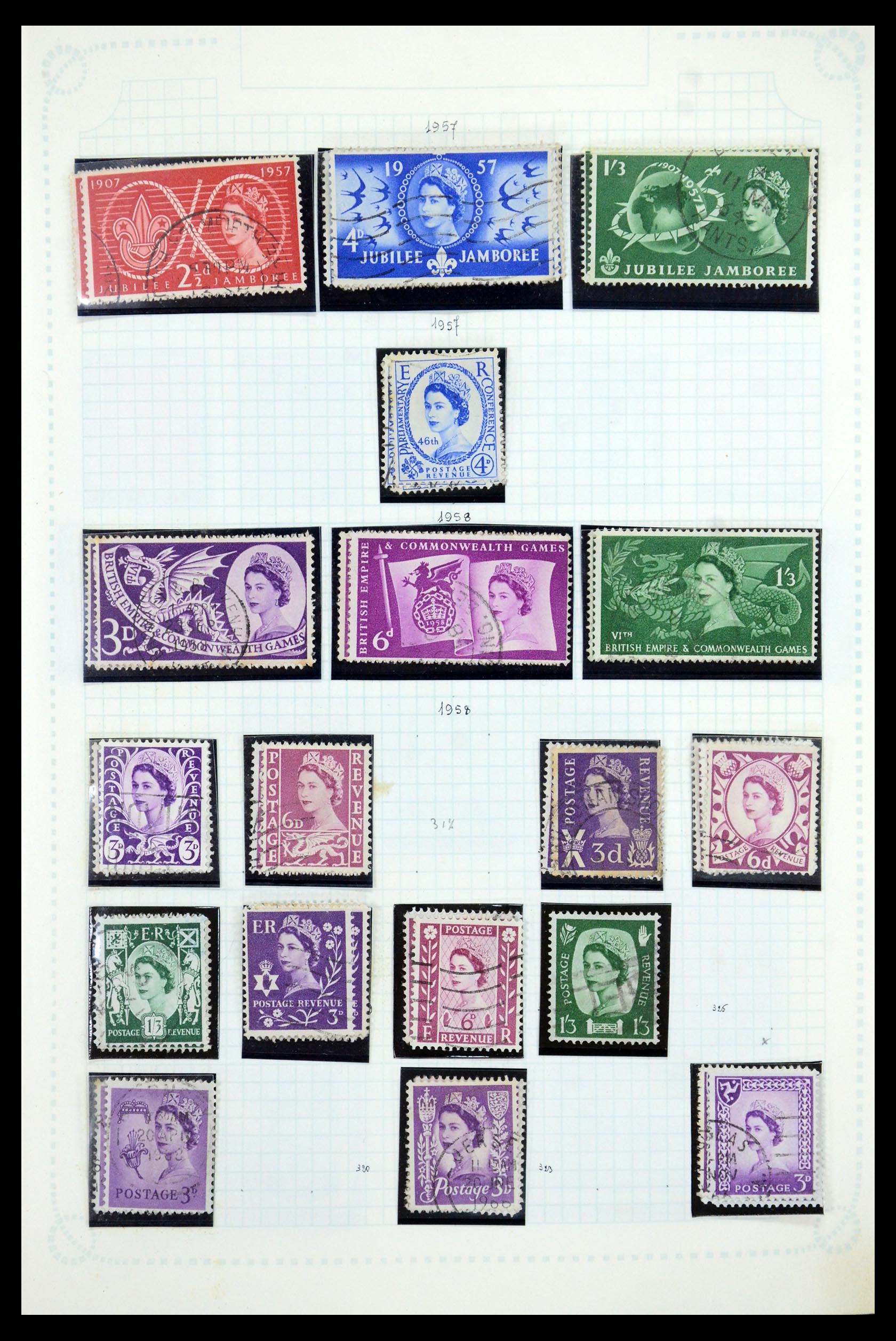 35737 023 - Postzegelverzameling 35737 Engeland 1841-1976.