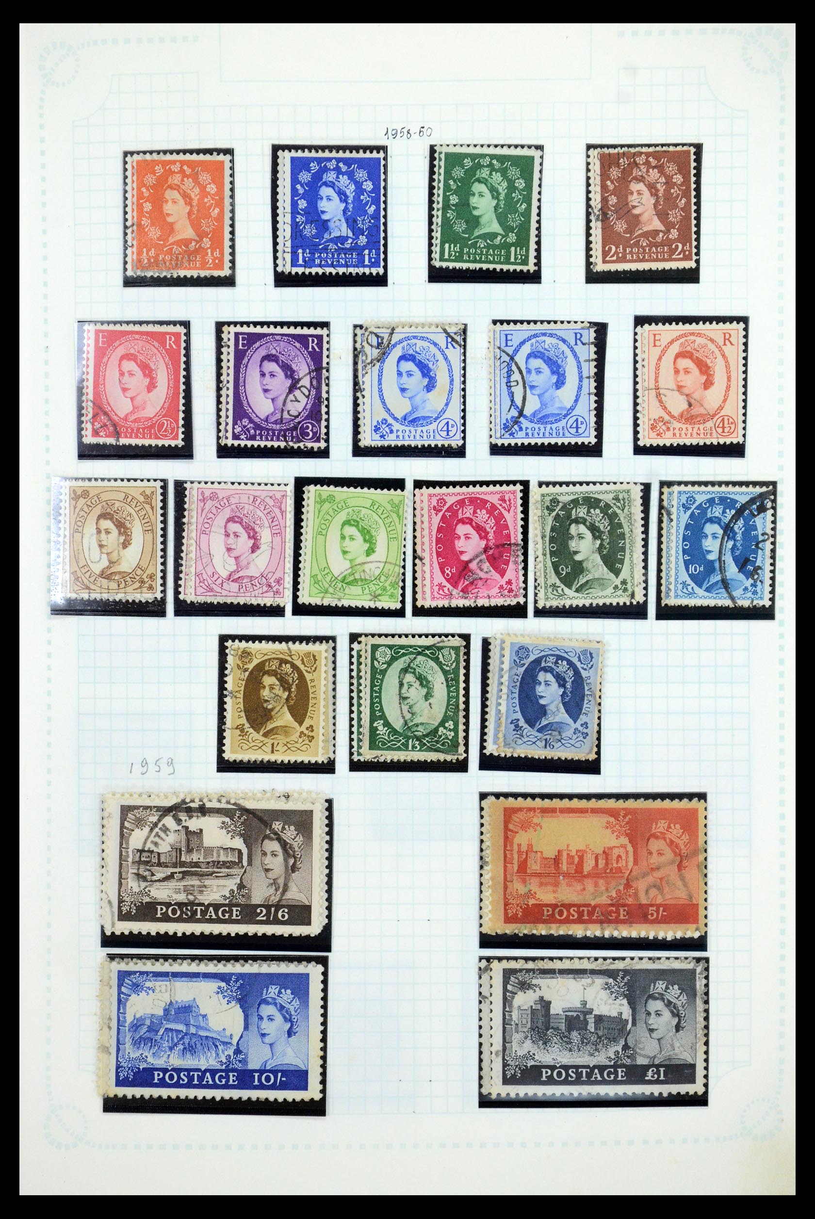 35737 024 - Stamp Collection 35737 Gret Britain 1841-1976.
