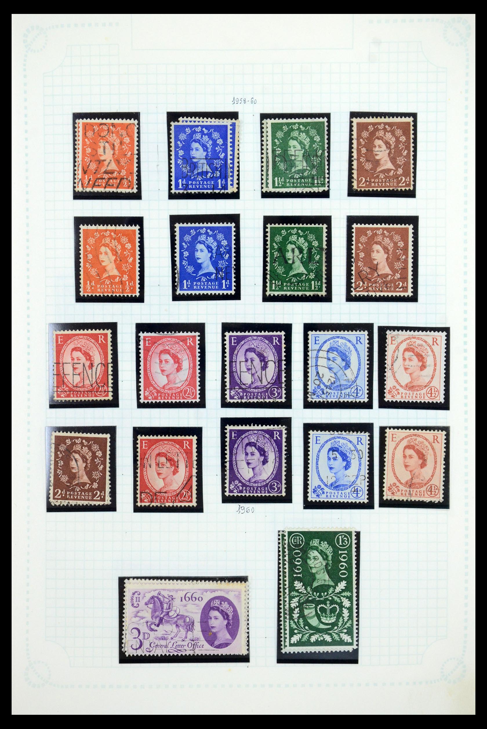 35737 025 - Postzegelverzameling 35737 Engeland 1841-1976.