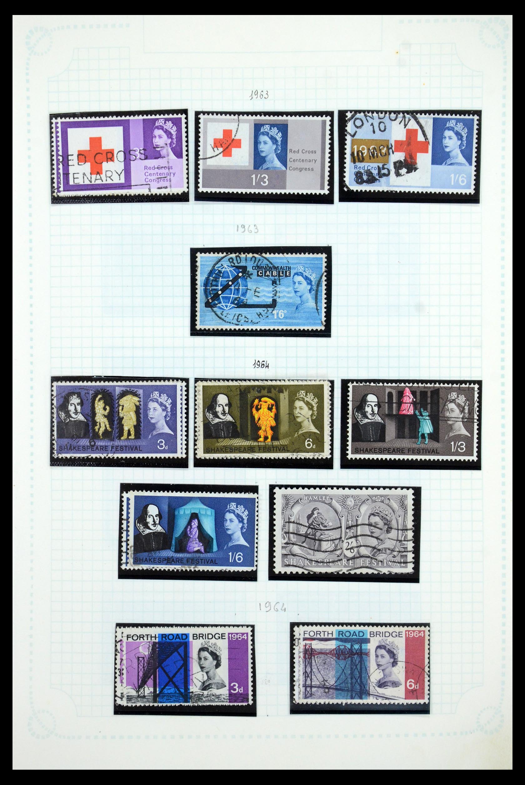 35737 028 - Postzegelverzameling 35737 Engeland 1841-1976.