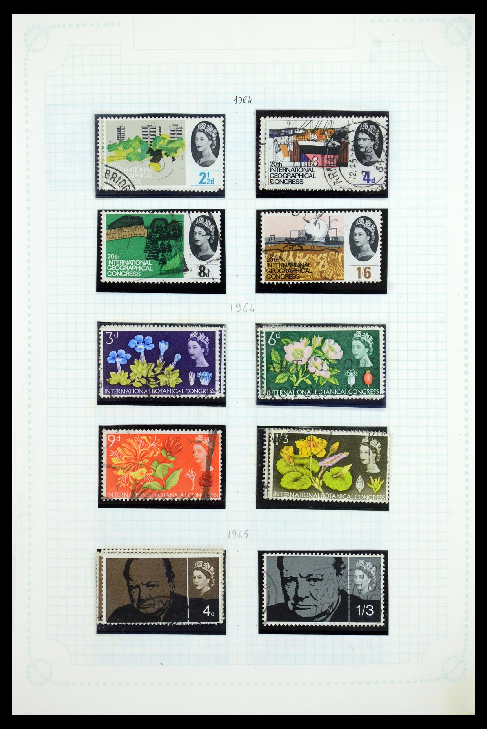 35737 029 - Postzegelverzameling 35737 Engeland 1841-1976.