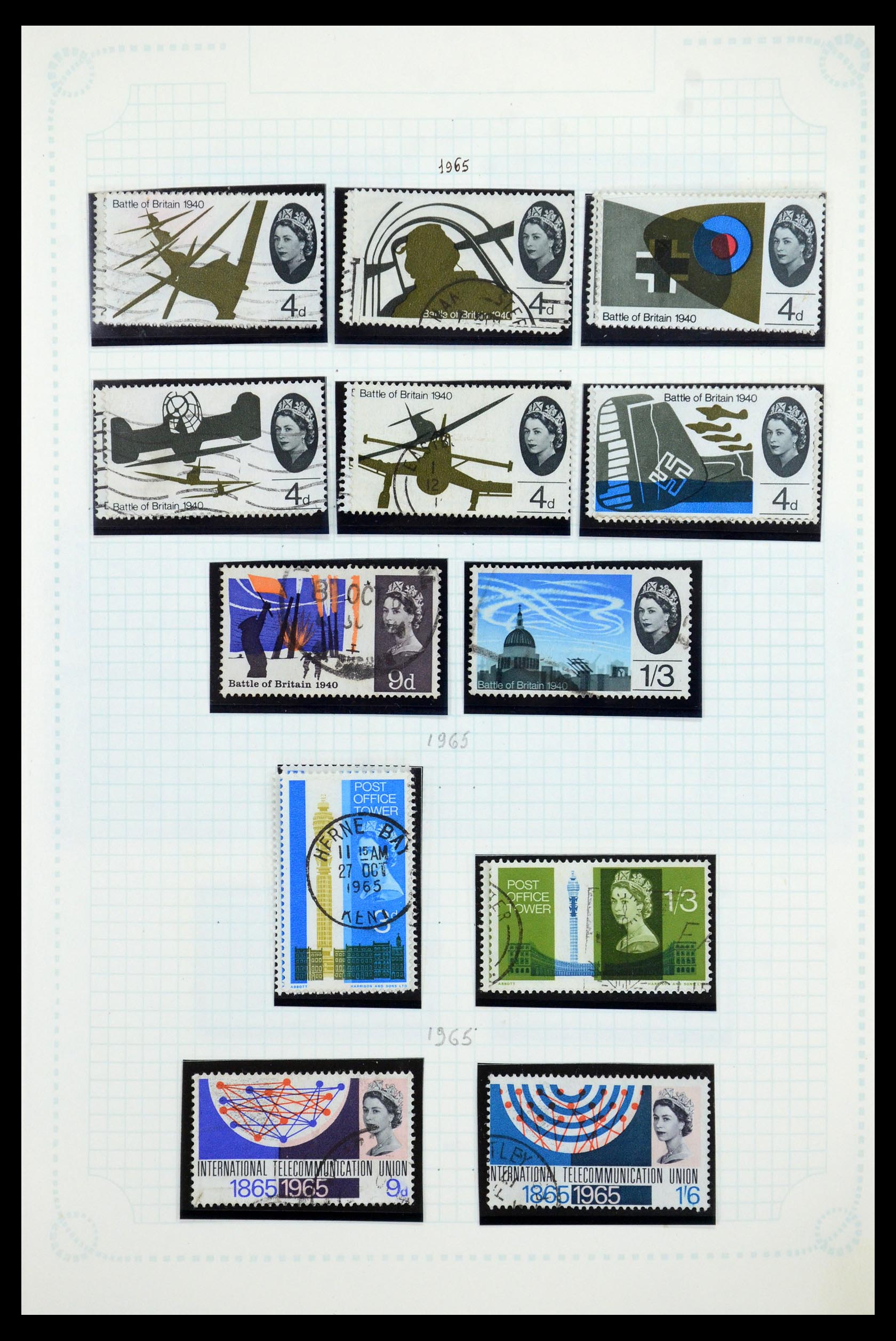 35737 031 - Postzegelverzameling 35737 Engeland 1841-1976.