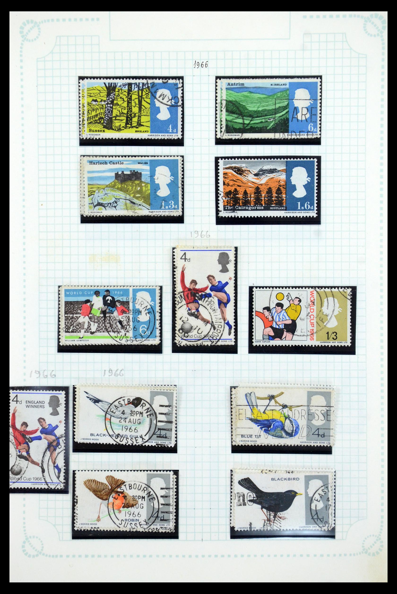 35737 033 - Postzegelverzameling 35737 Engeland 1841-1976.