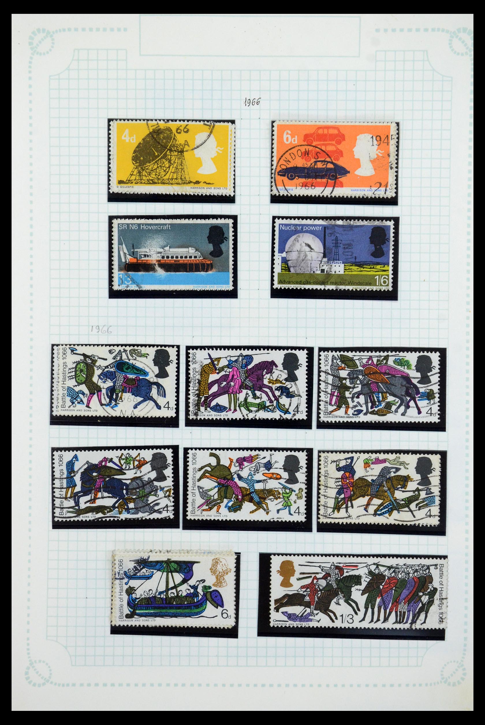 35737 034 - Postzegelverzameling 35737 Engeland 1841-1976.