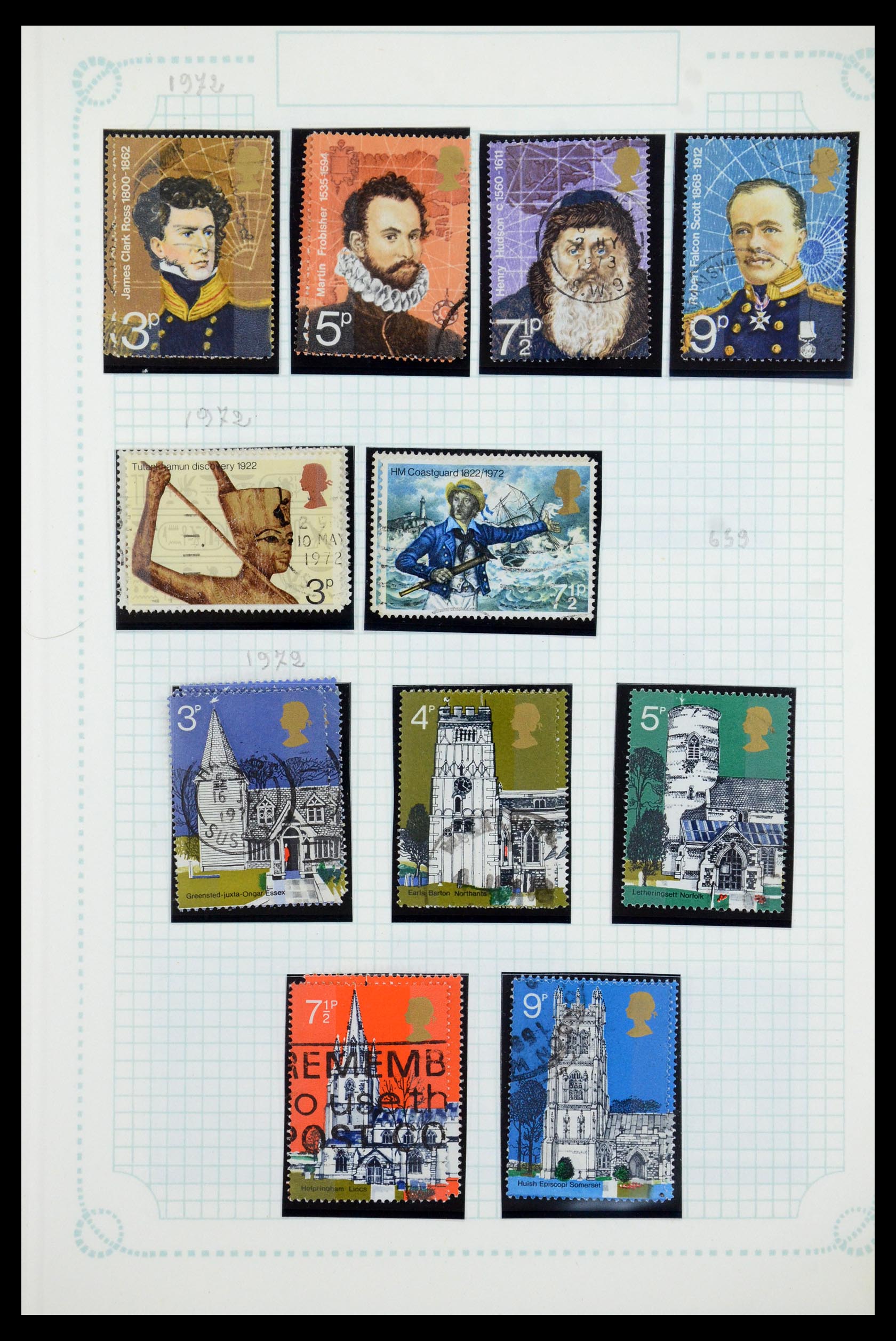 35737 048 - Postzegelverzameling 35737 Engeland 1841-1976.