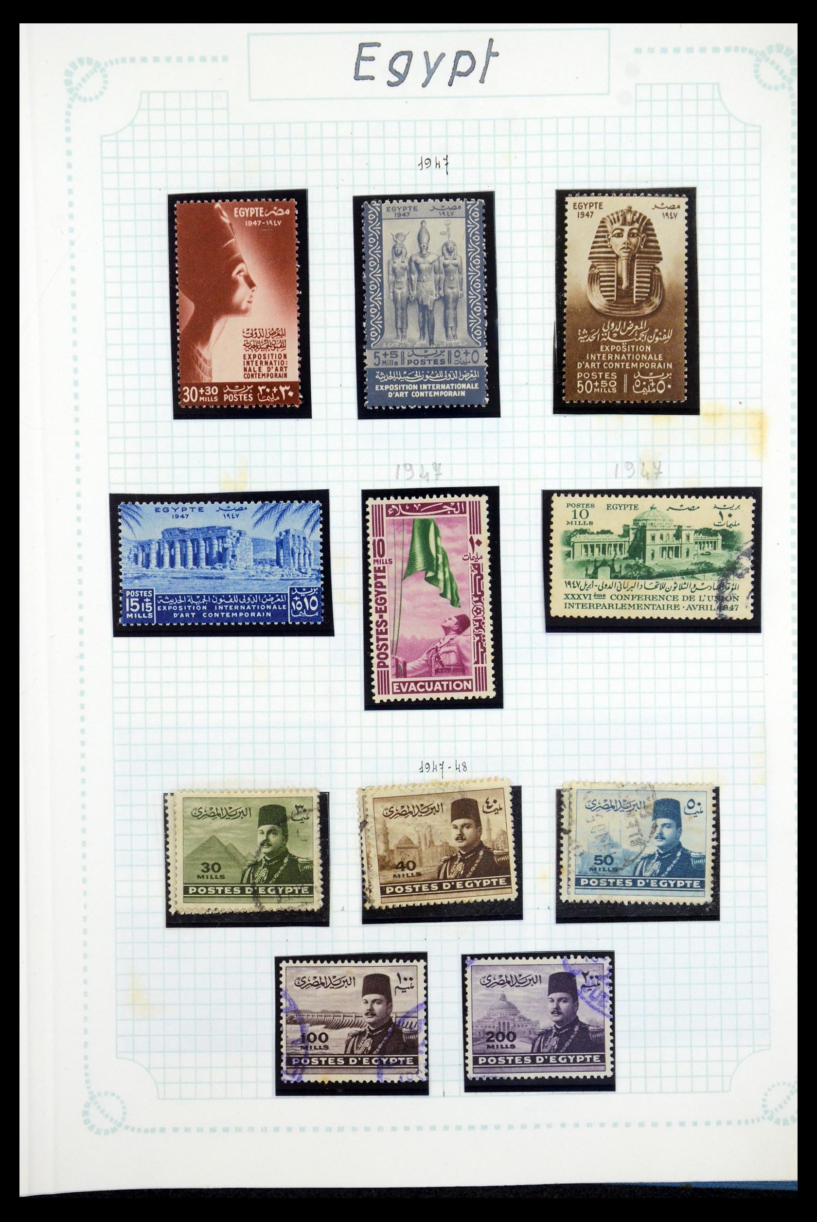 35737 072 - Postzegelverzameling 35737 Engeland 1841-1976.