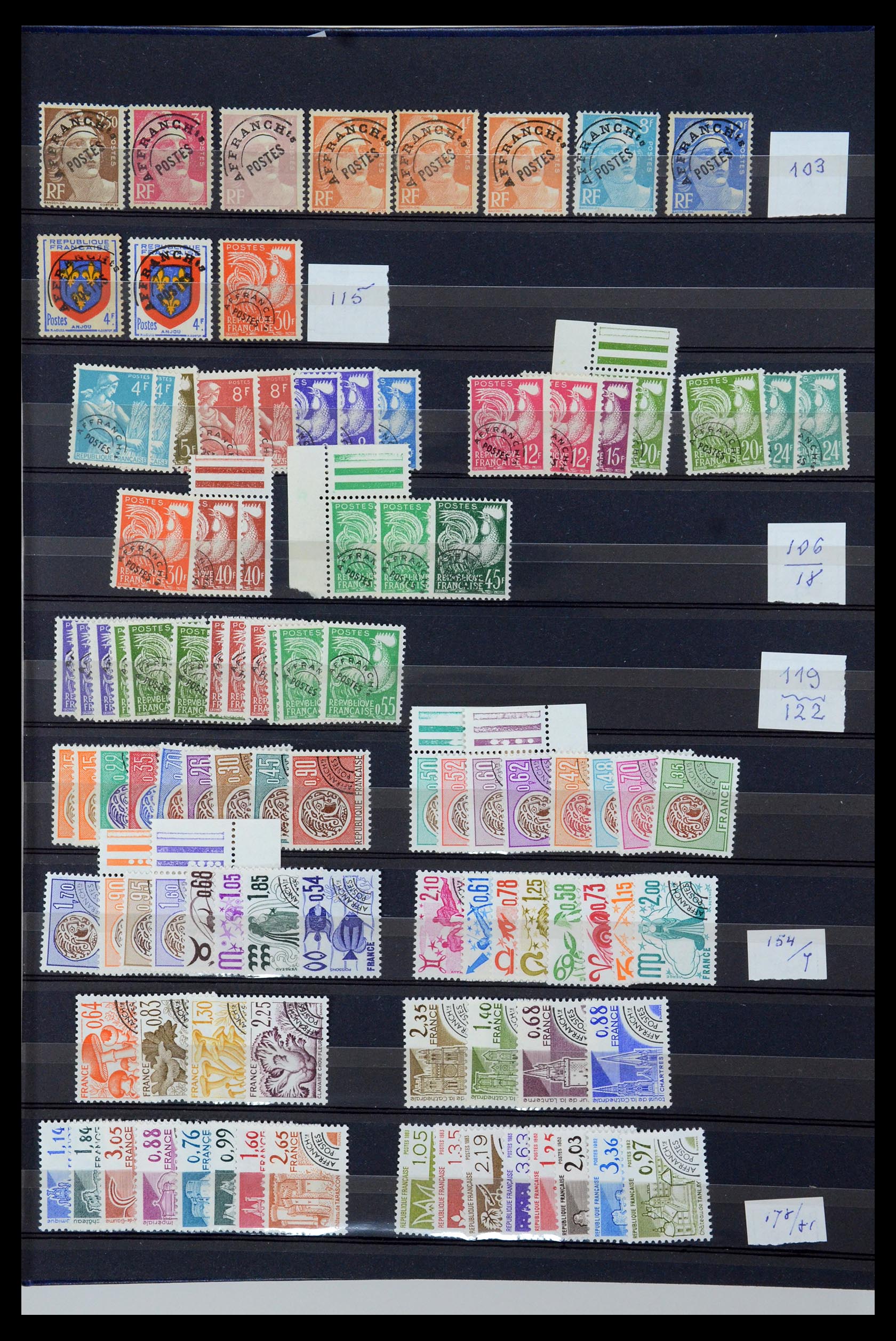 35738 008 - Postzegelverzameling 35738 Frankrijk en koloniën 1860-1991.