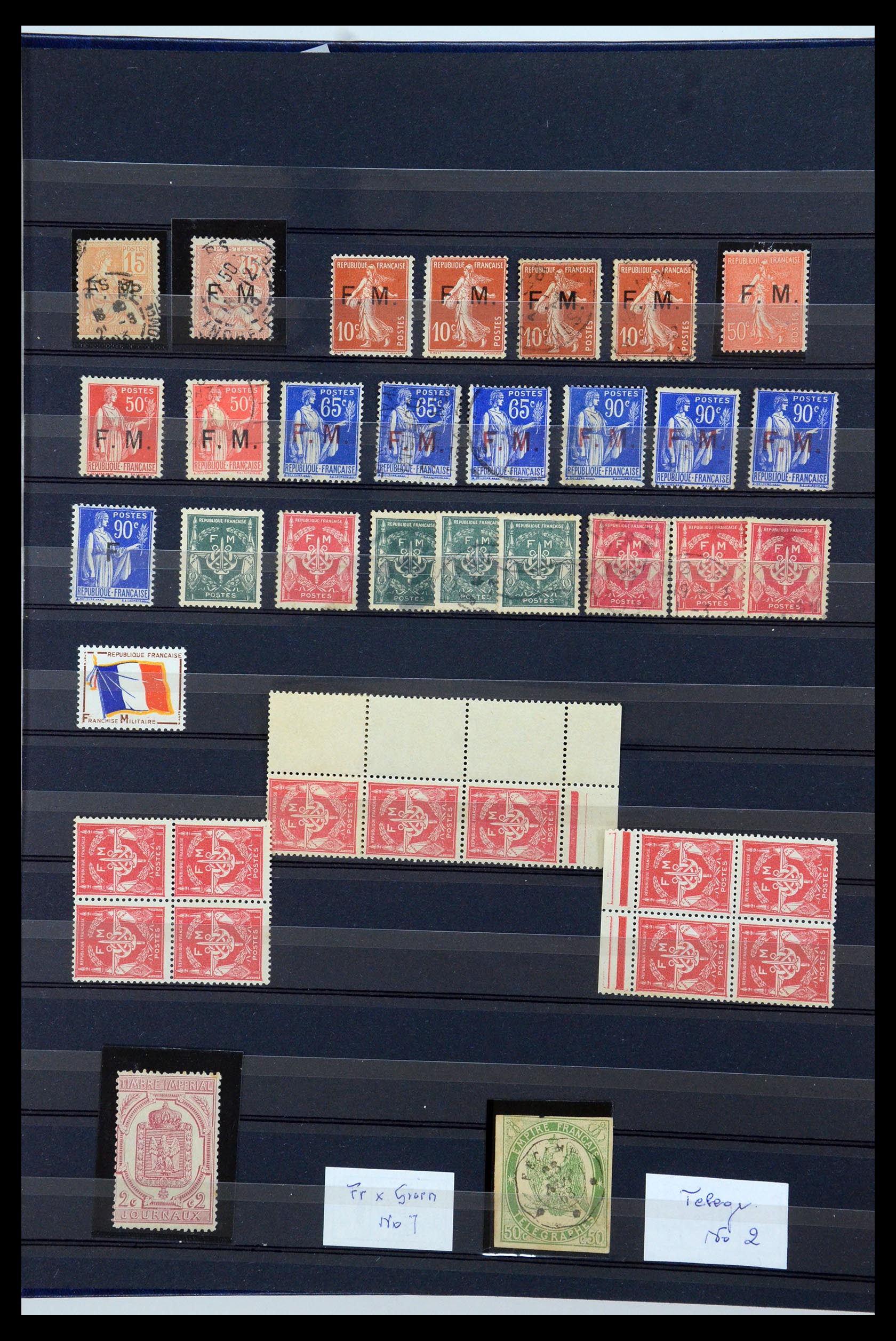 35738 013 - Postzegelverzameling 35738 Frankrijk en koloniën 1860-1991.