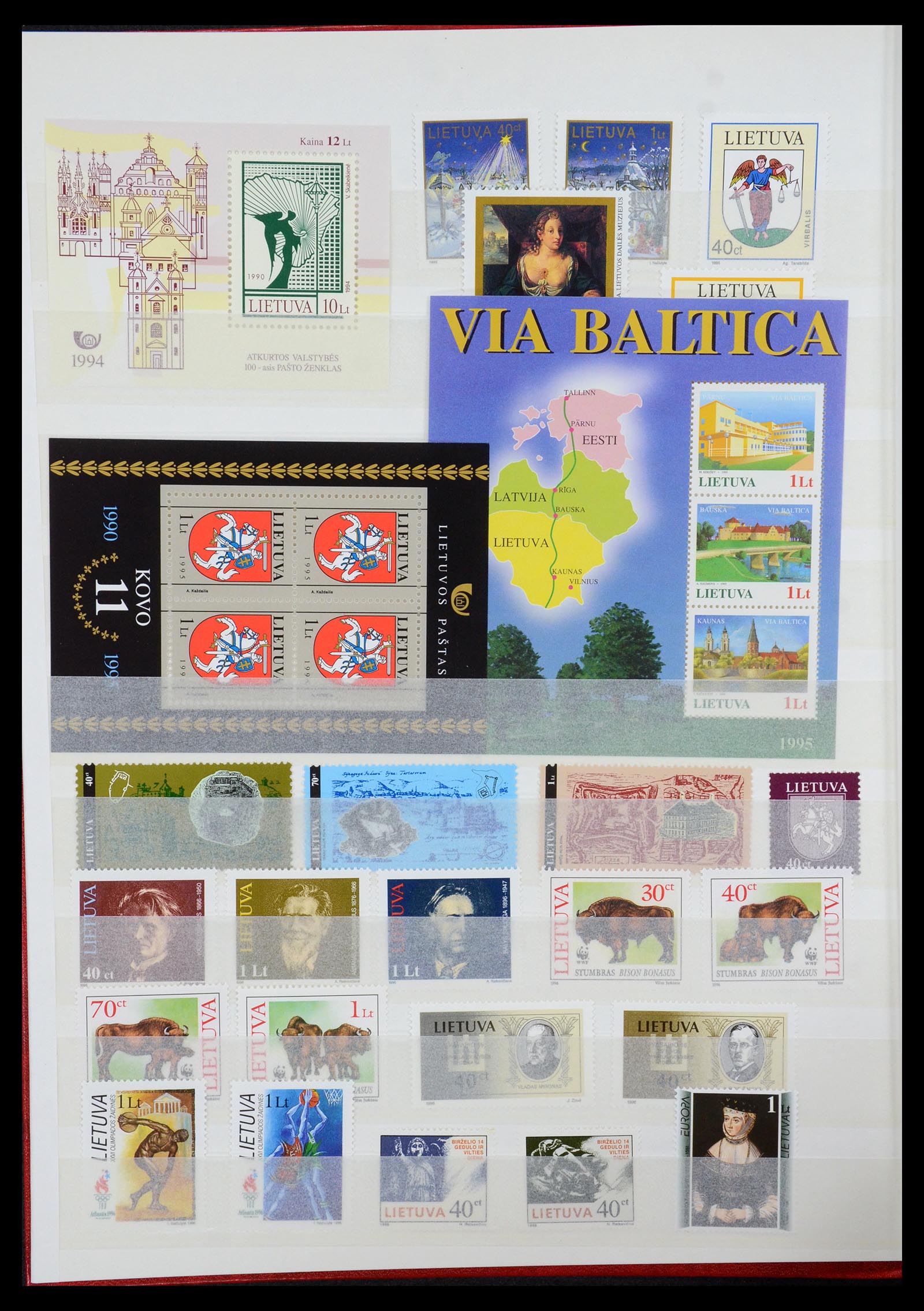 35739 004 - Postzegelverzameling 35739 Litouwen 1990-2004.