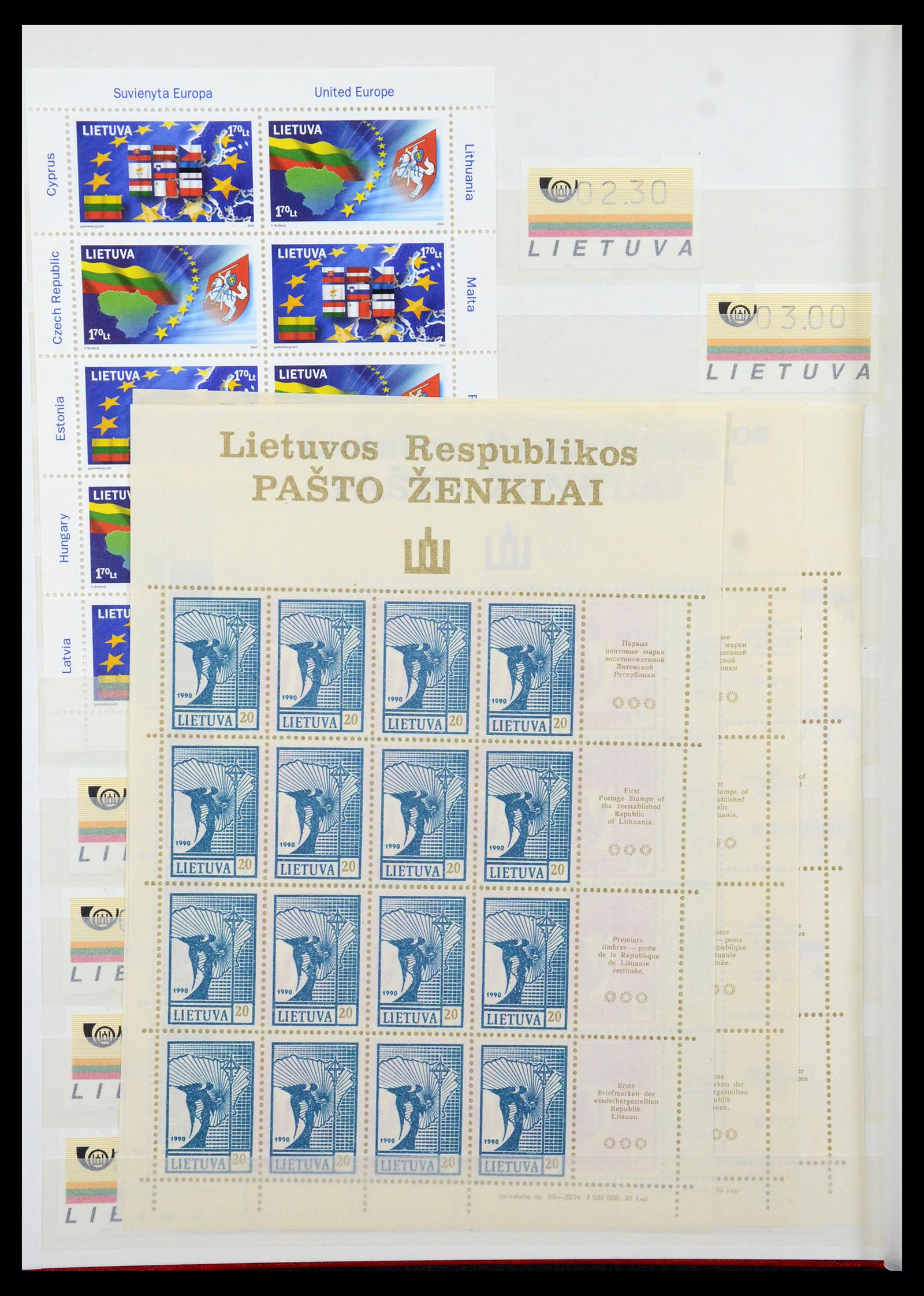35739 016 - Postzegelverzameling 35739 Litouwen 1990-2004.