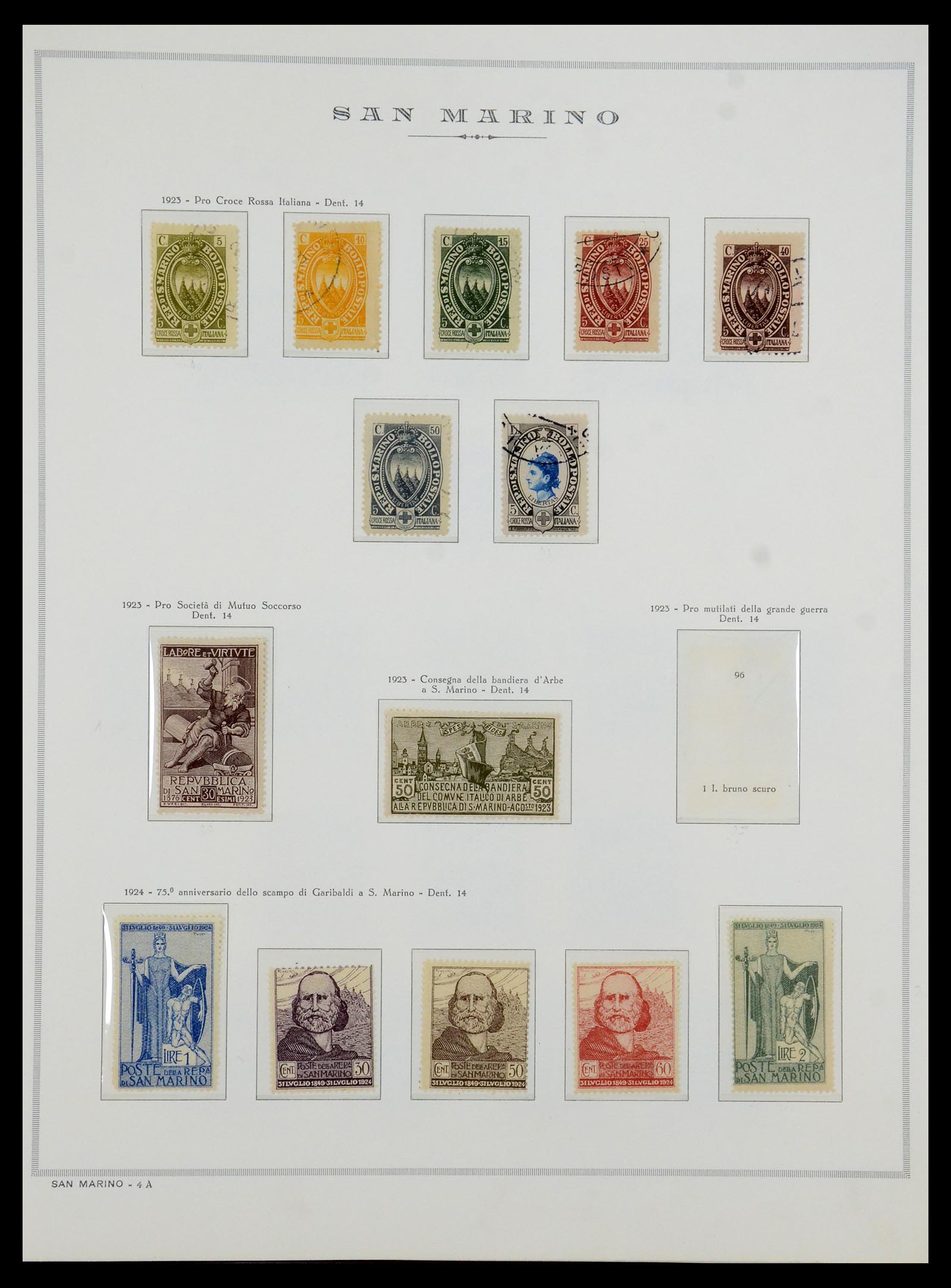 35740 003 - Postzegelverzameling 35740 San Marino 1919-1959.