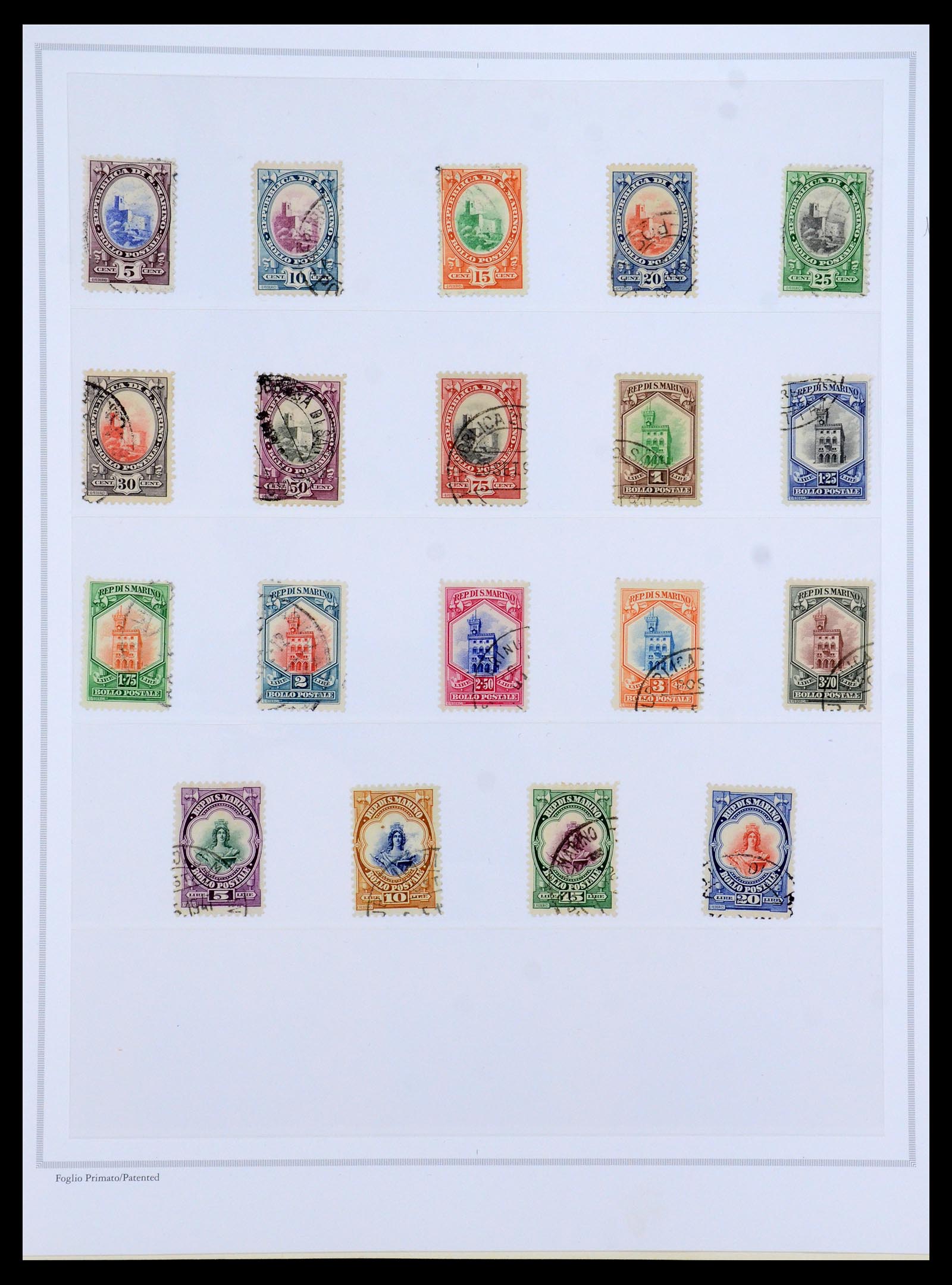 35740 006 - Postzegelverzameling 35740 San Marino 1919-1959.