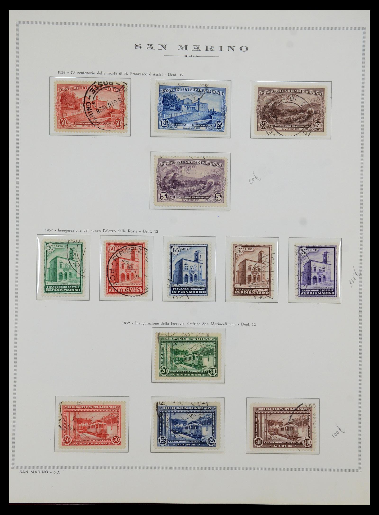 35740 007 - Postzegelverzameling 35740 San Marino 1919-1959.