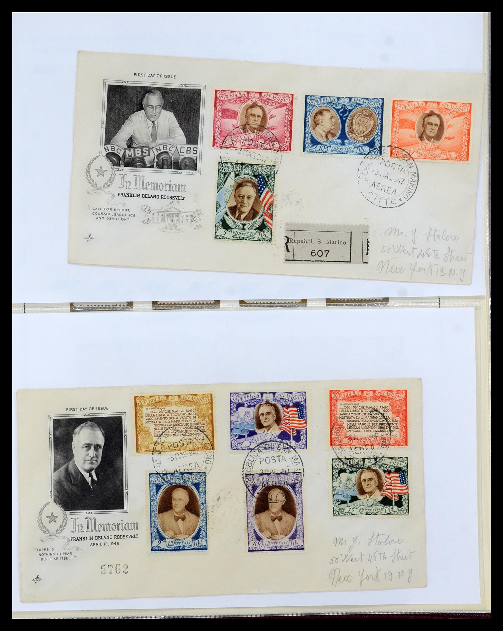 35740 027 - Postzegelverzameling 35740 San Marino 1919-1959.