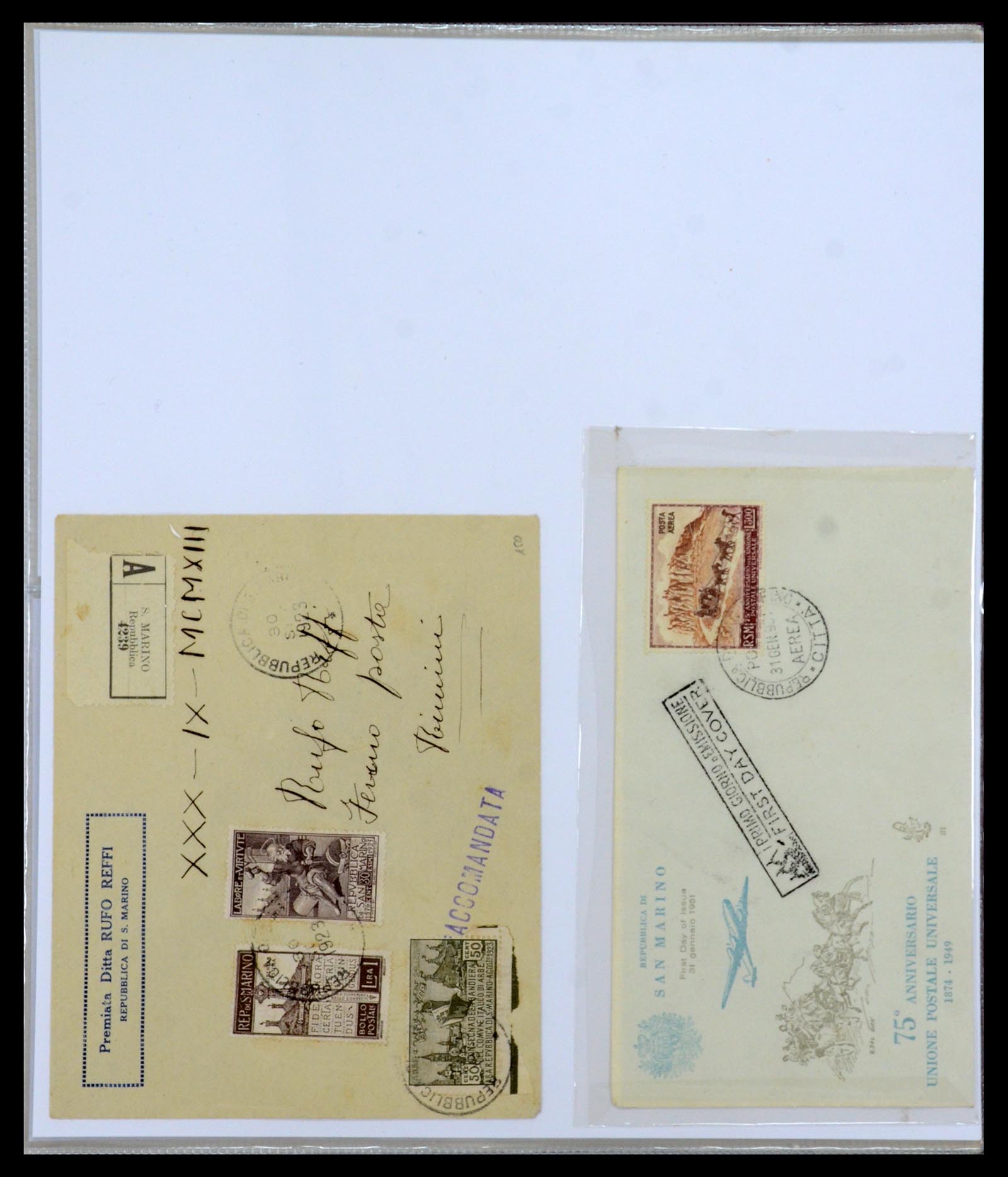 35740 035 - Postzegelverzameling 35740 San Marino 1919-1959.