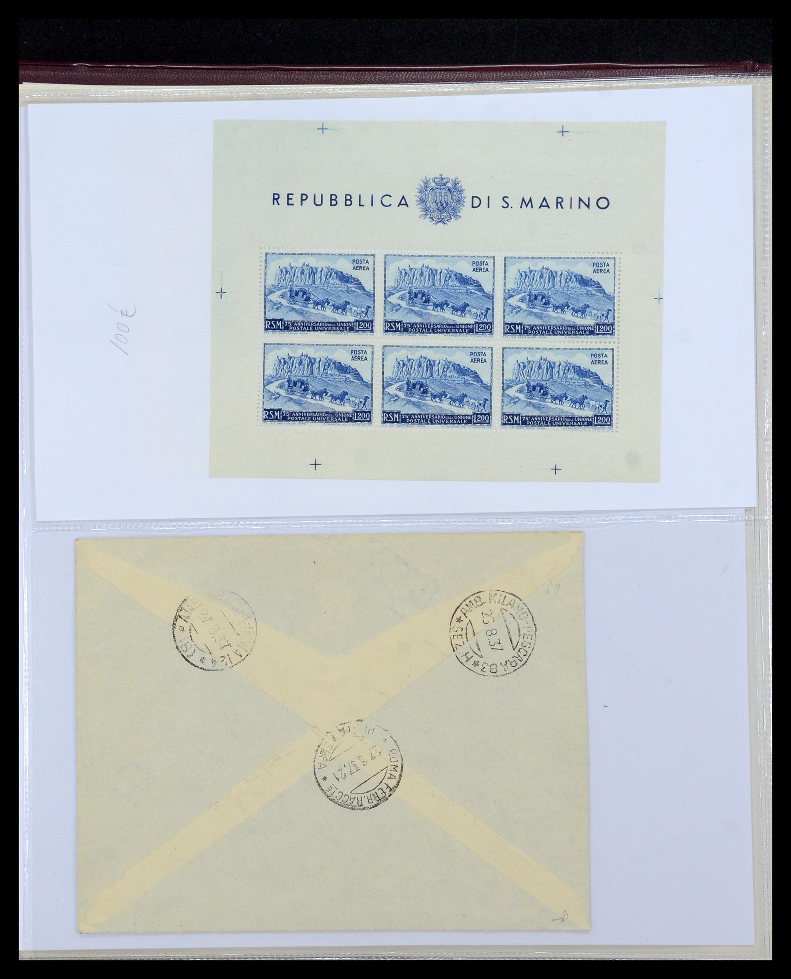 35740 037 - Postzegelverzameling 35740 San Marino 1919-1959.