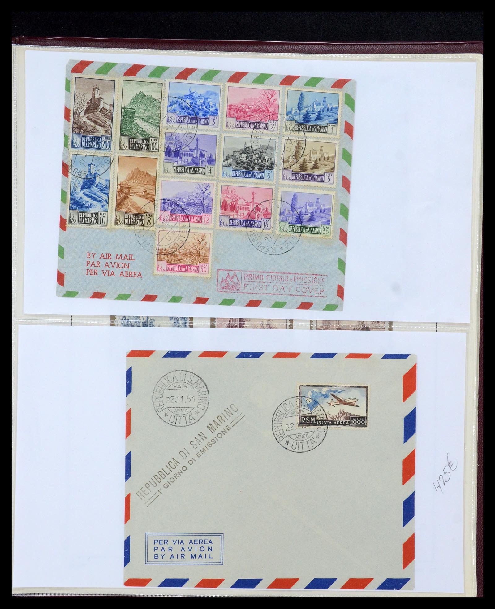 35740 038 - Postzegelverzameling 35740 San Marino 1919-1959.