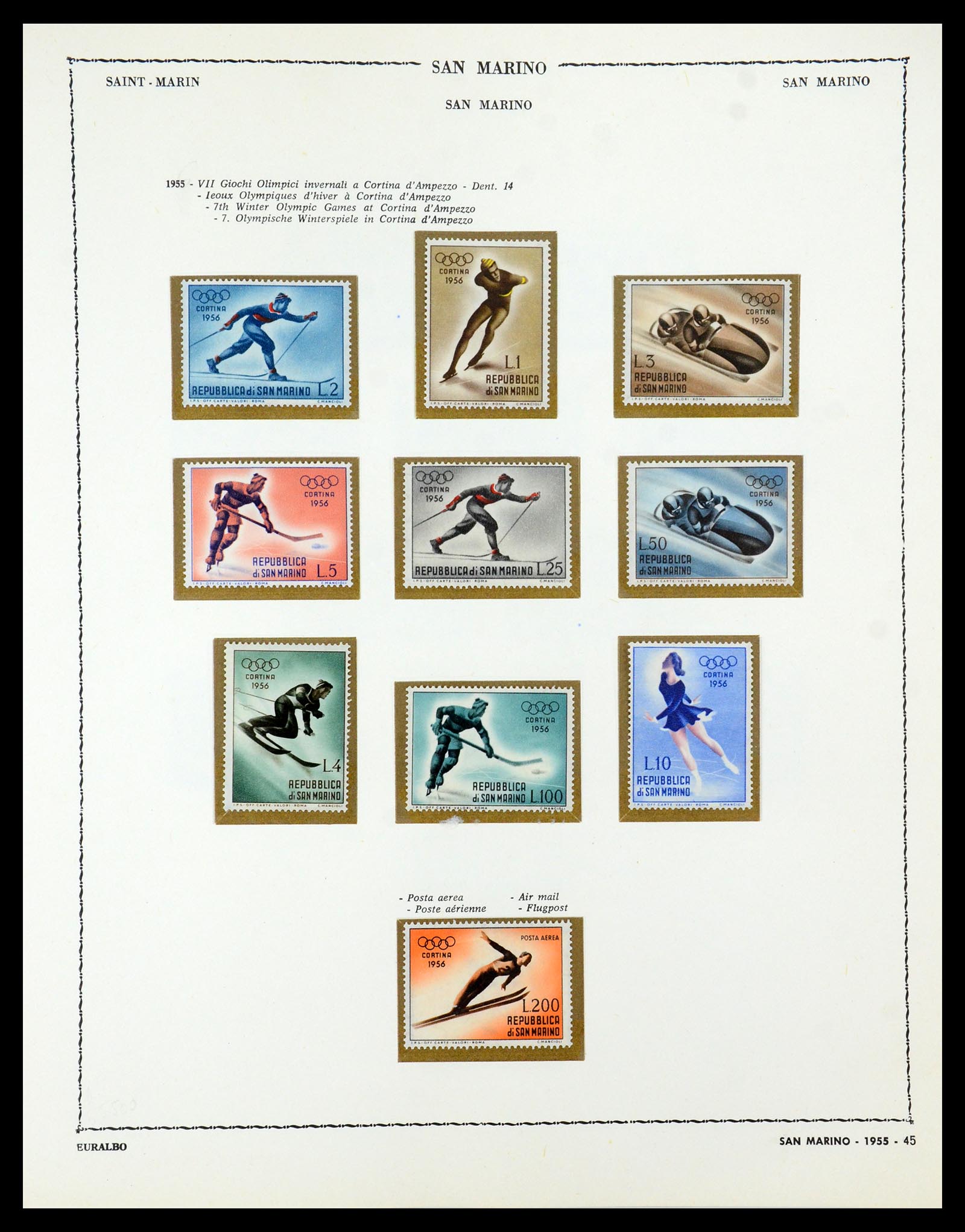 35740 047 - Postzegelverzameling 35740 San Marino 1919-1959.