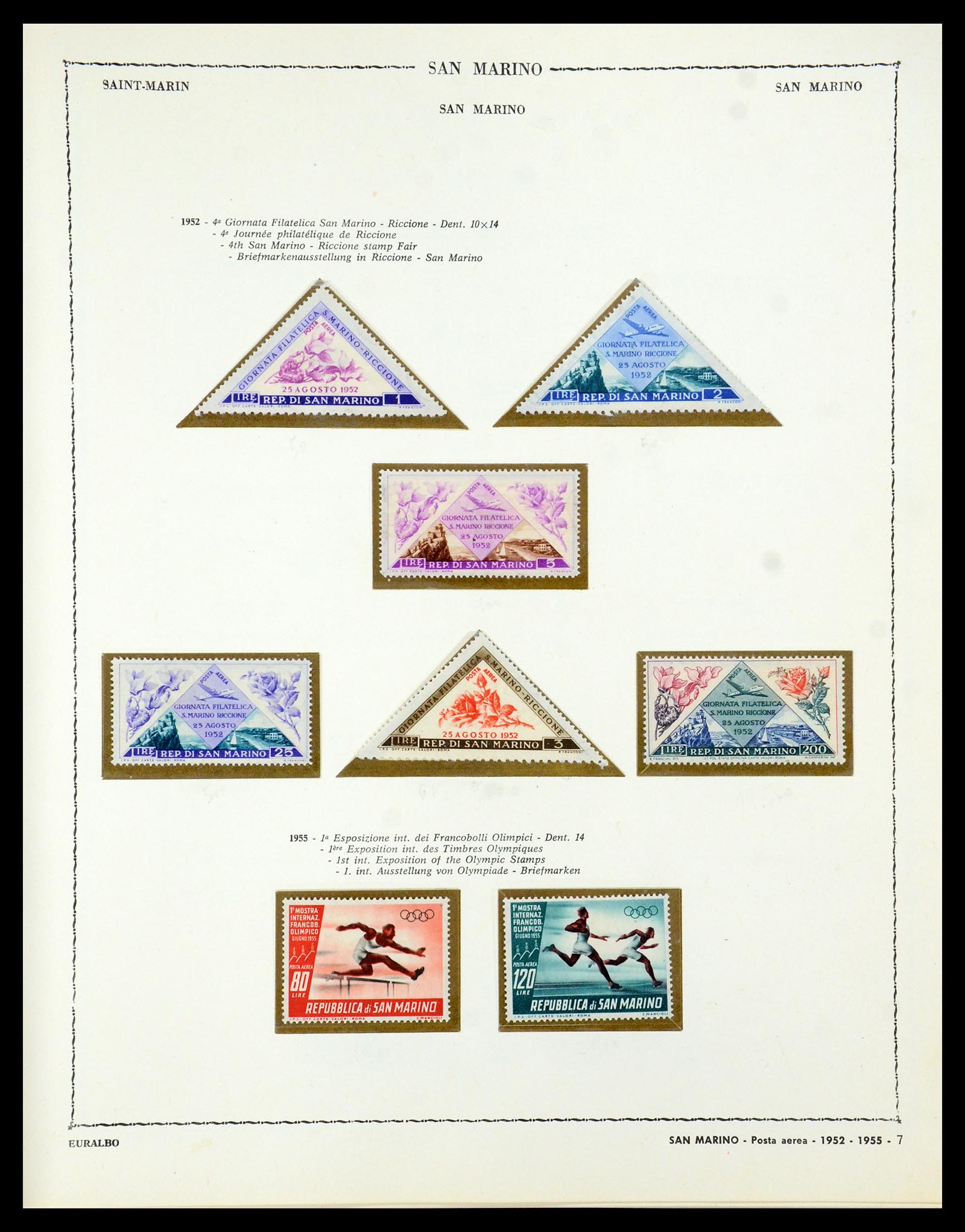 35740 063 - Postzegelverzameling 35740 San Marino 1919-1959.
