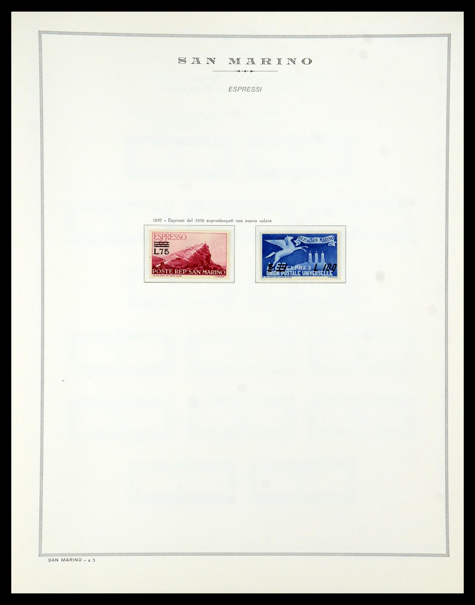 35740 068 - Postzegelverzameling 35740 San Marino 1919-1959.