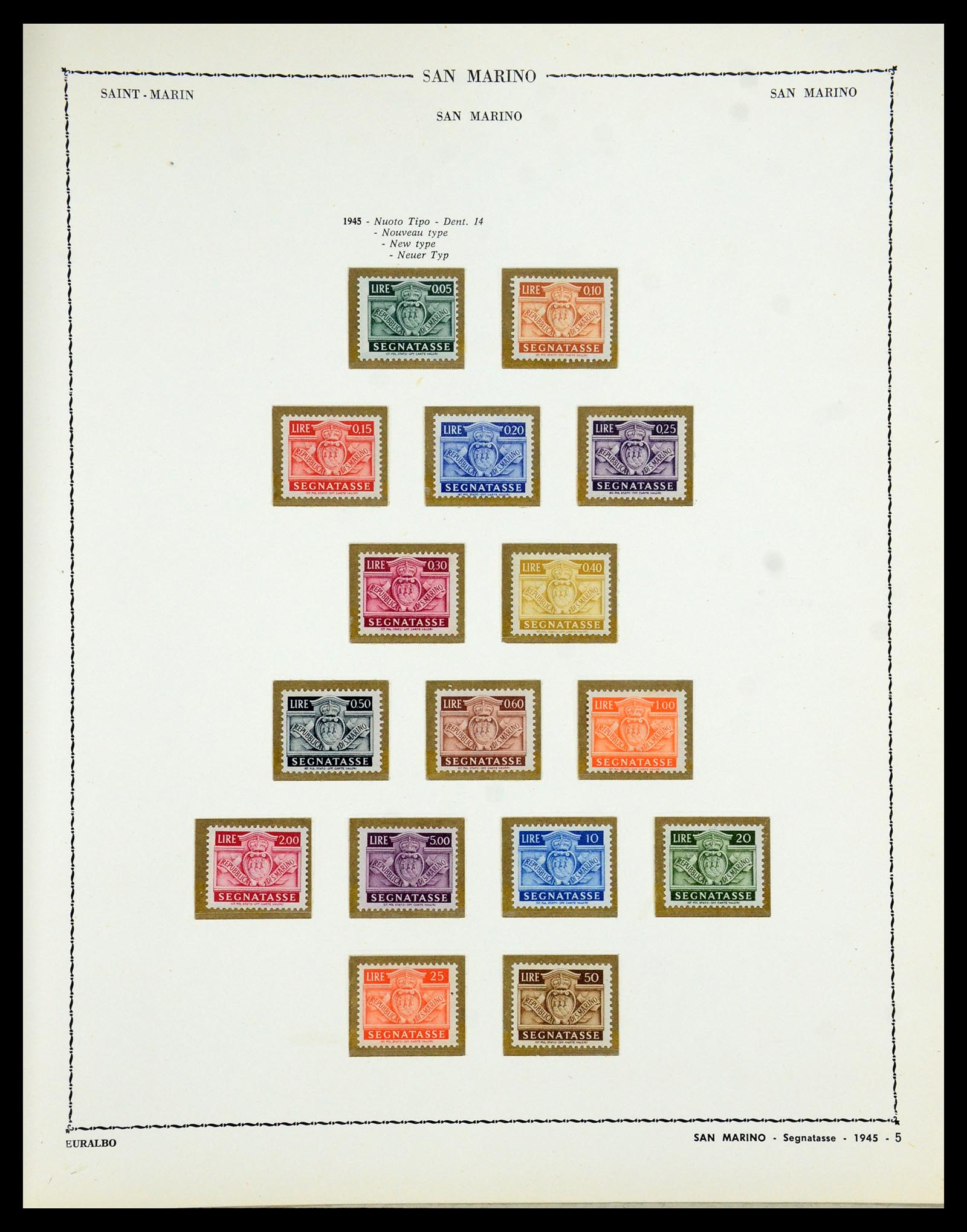 35740 070 - Postzegelverzameling 35740 San Marino 1919-1959.
